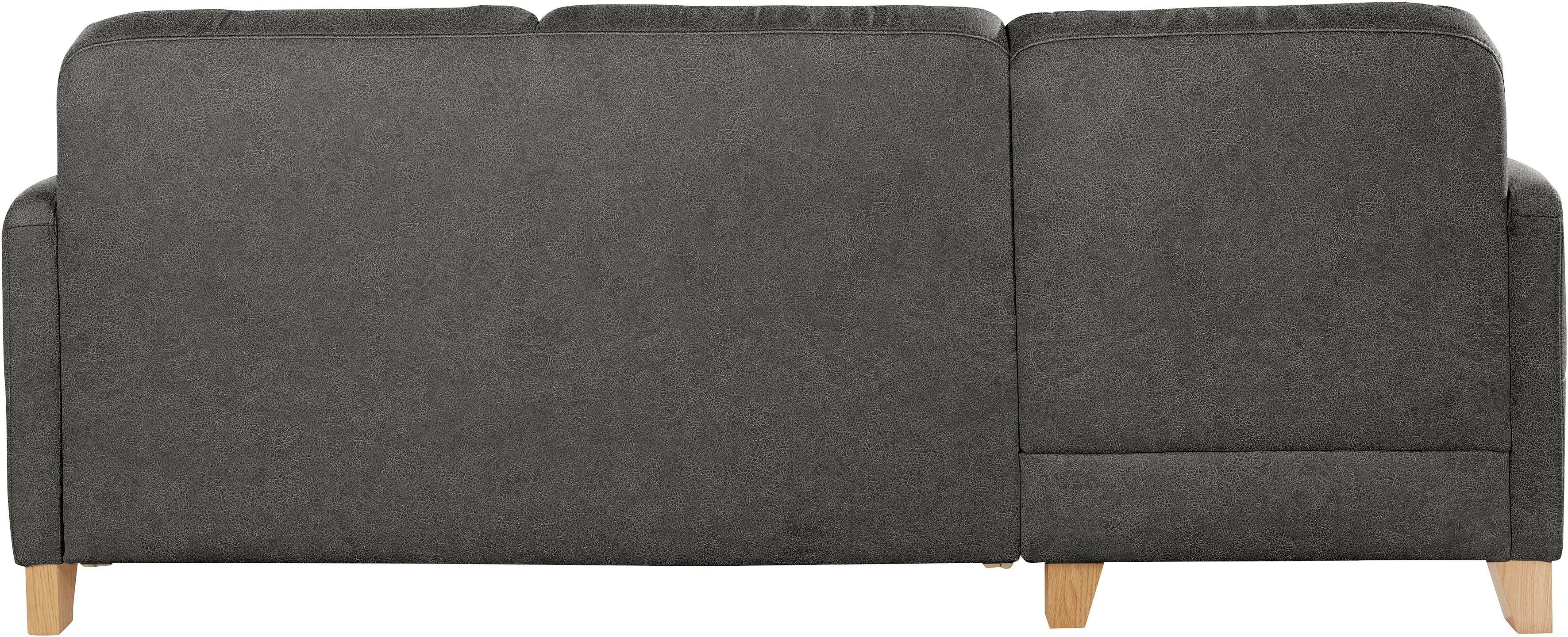 exxpo - sofa fashion Hoekbank Elio, compact en comfortabel, handig en tijdloos design, L-vorm
