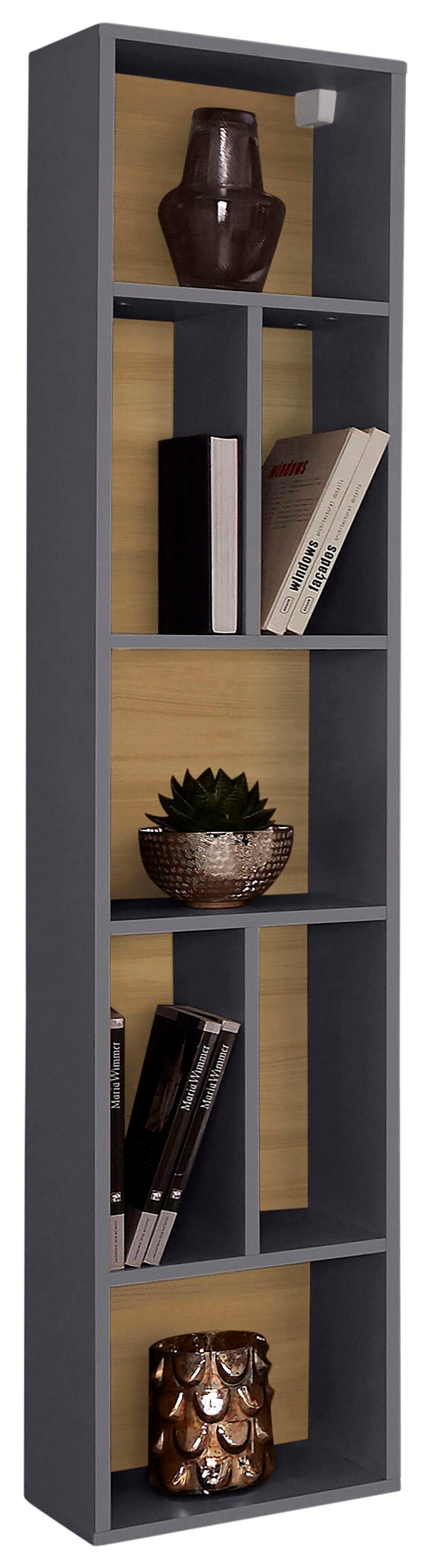 INOSIGN Wandplank Toledo, hoogte 159 cm stijlvolle boekenkast, veel bergruimte