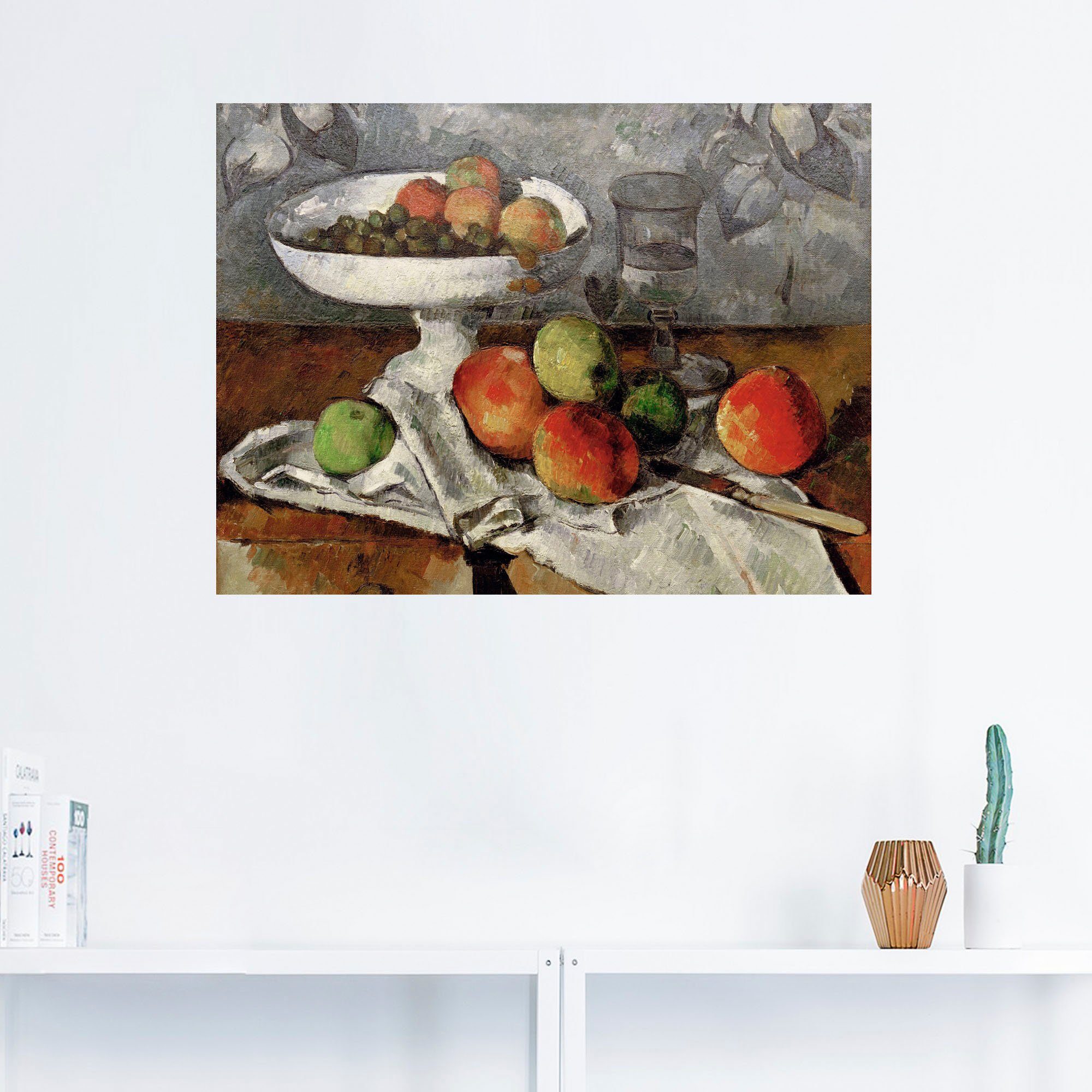 Artland Artprint Stilleven met fruitschaal als poster, muursticker in verschillende maten