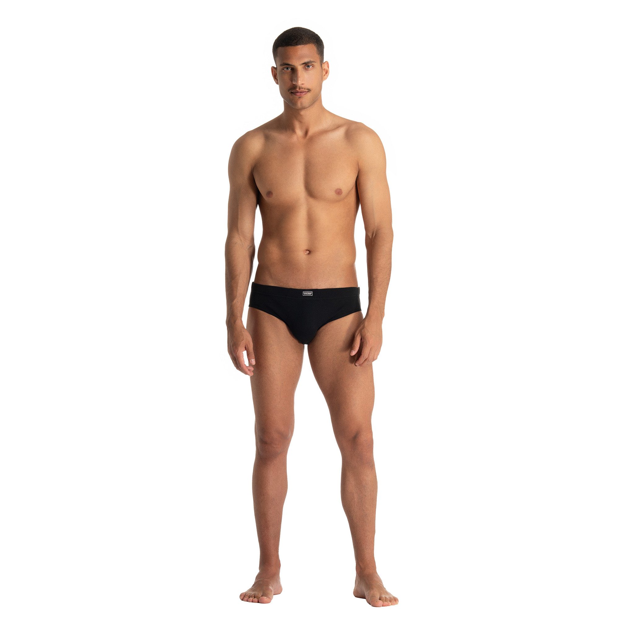 Bruno Banani Slip Fine Rib Fijne rib, comfortabele manchetten