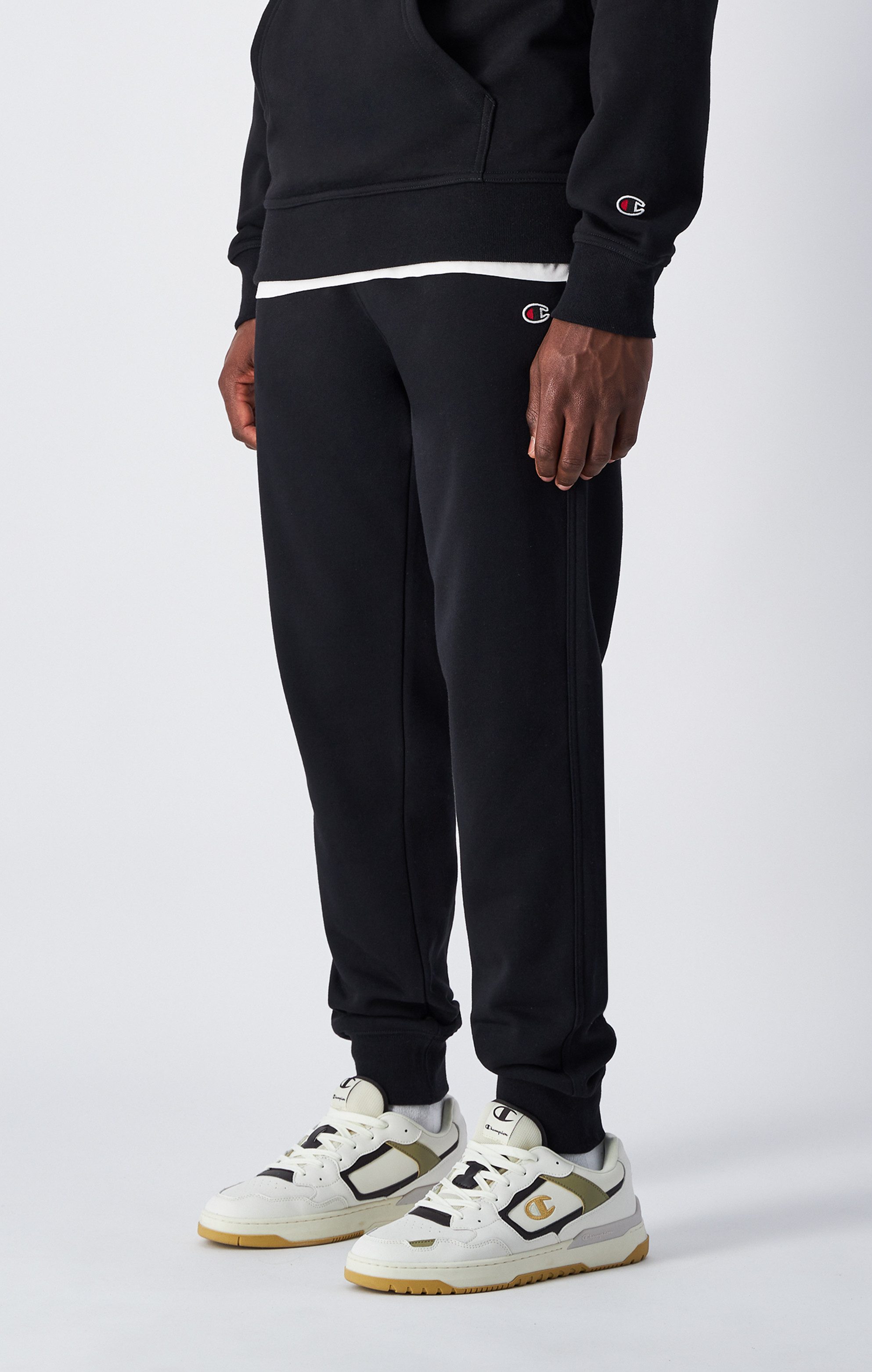 Champion Regular fit sweatpants met logostitching