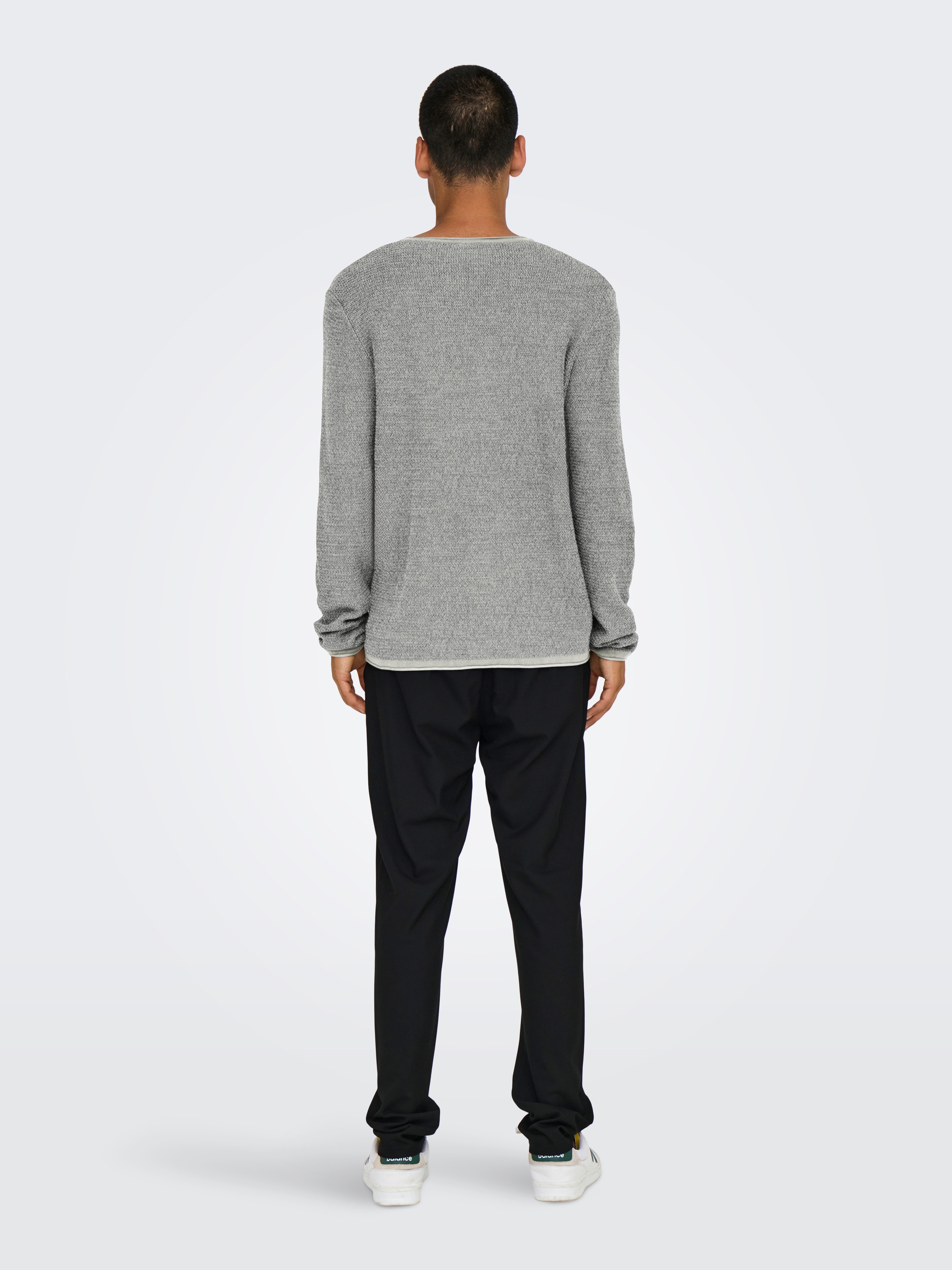ONLY & SONS Gebreide trui ONSERIC REG 12 STRUC CREW KNIT