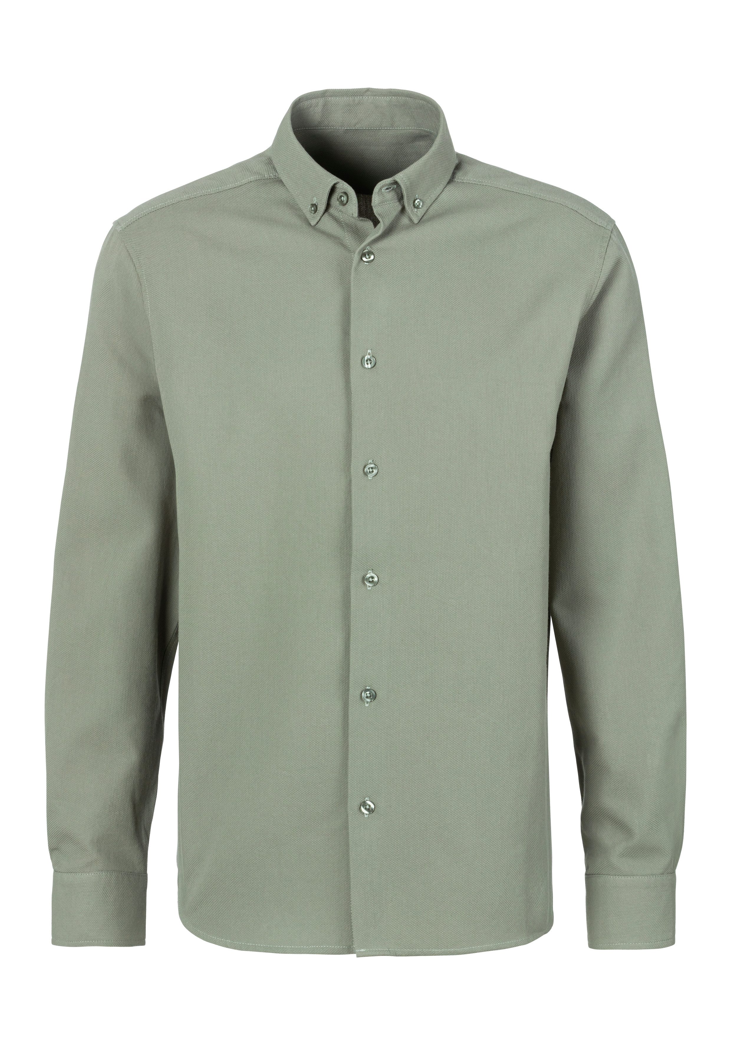 H.I.S Overhemd met lange mouwen Regular fit in hoogwaardige structuur-look