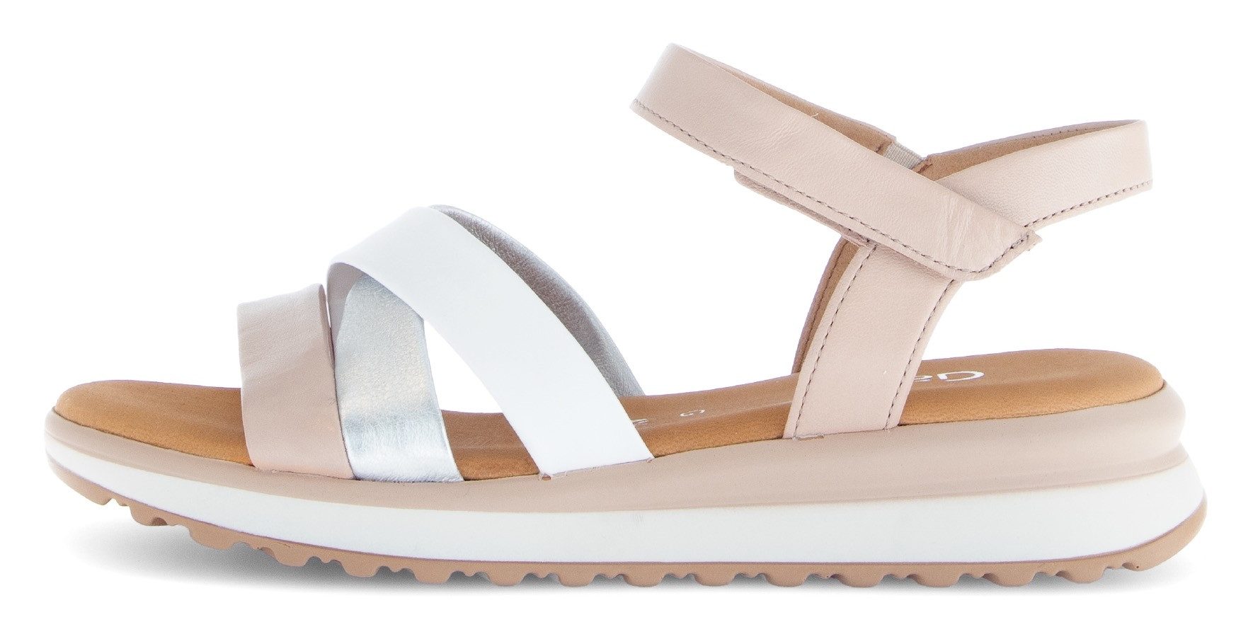 Gabor Sleehaksandaaltjes Florence , riemchensandaal, zomerschoen, comfort-schoen in breedte g (=breed)
