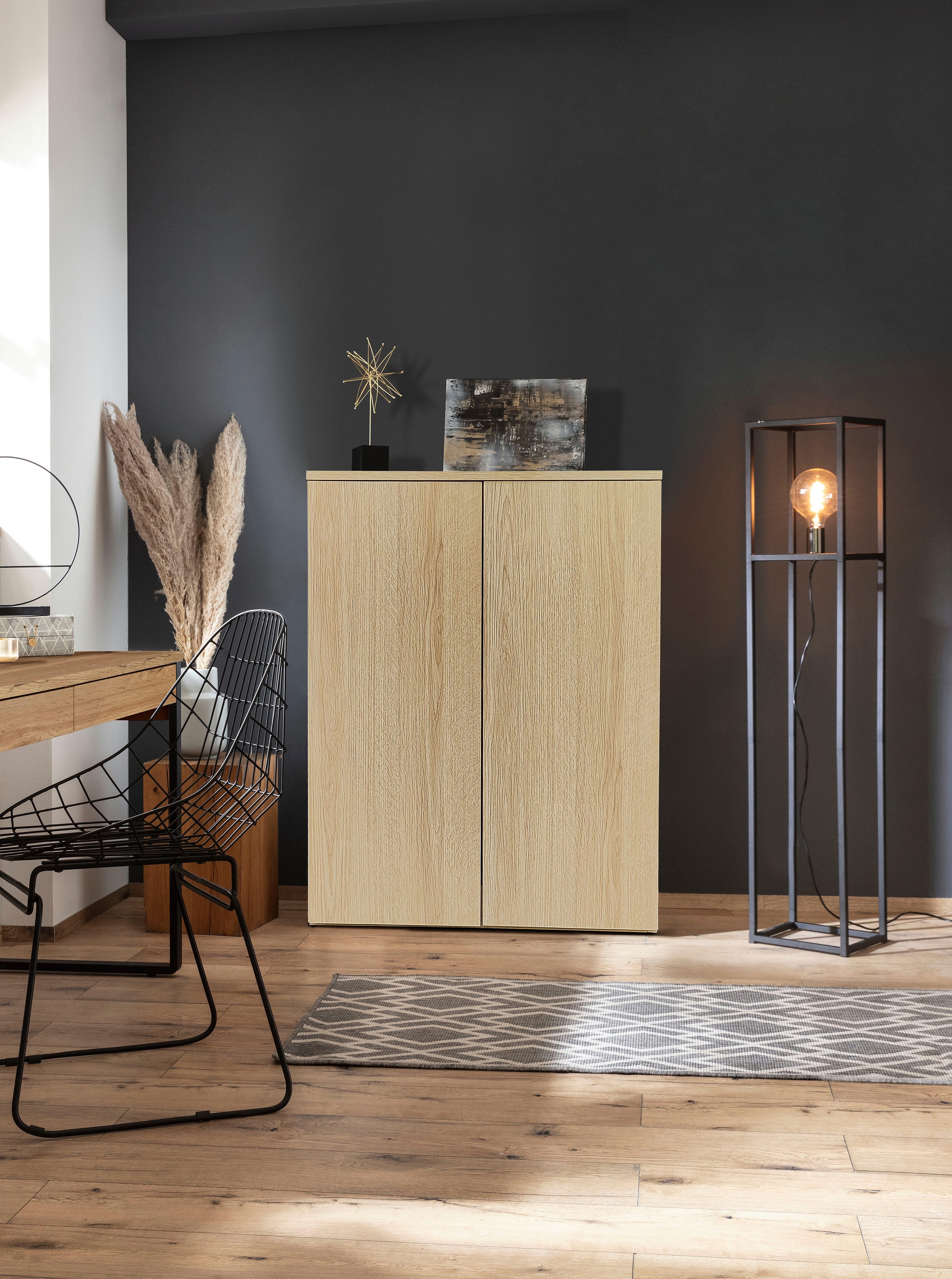 INOSIGN Archiefkast Jarvie Multifunctionele kast, push-to-open, 2 vakken, 60x80 cm
