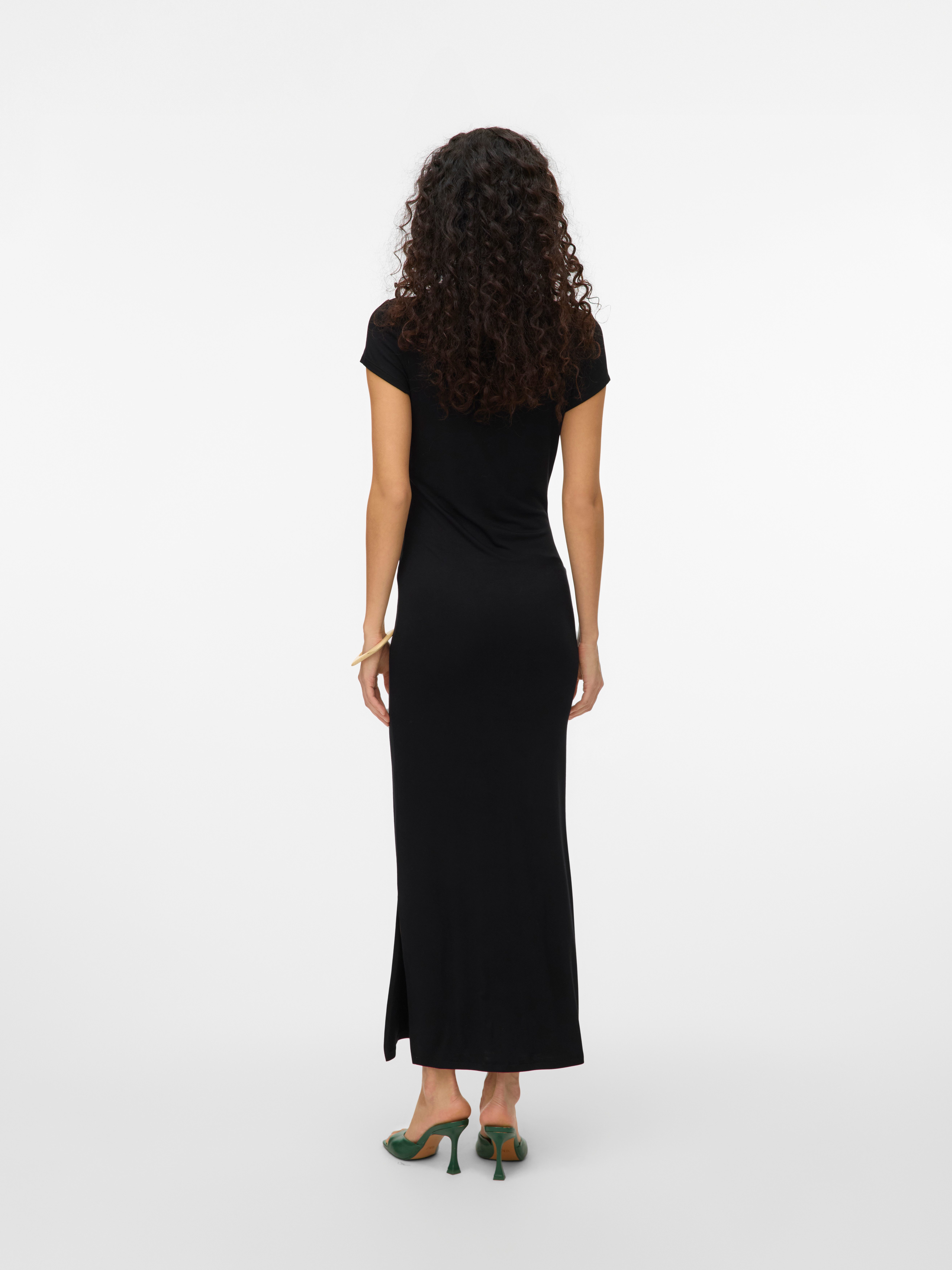 Vero Moda Maxi-jurk VMSAANVI SS O-NECK ANKLE DRESS VMA NOOS