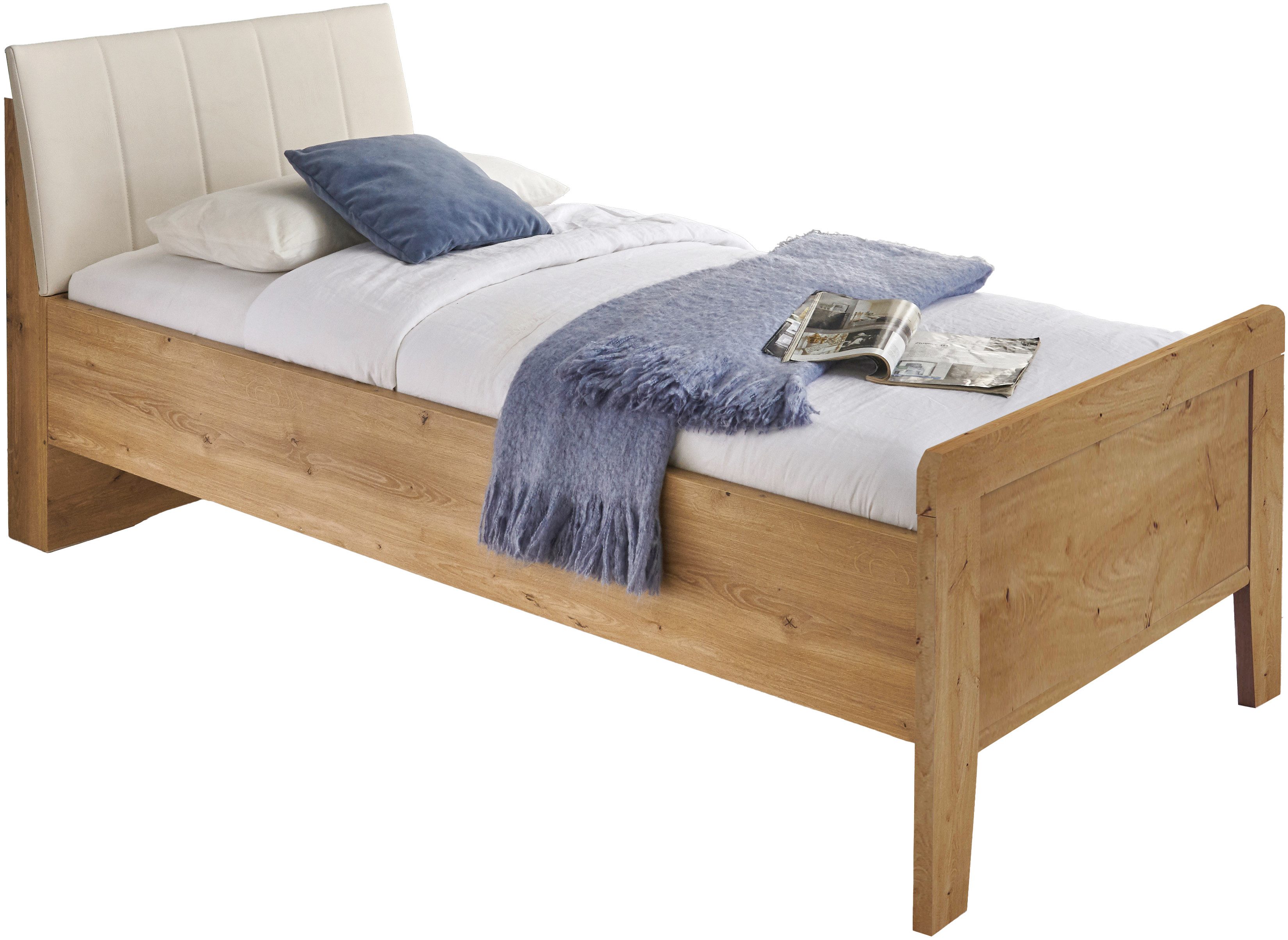 WIEMANN Houten bed Bern viervoudig verstelbare lighoogte bedden beige
