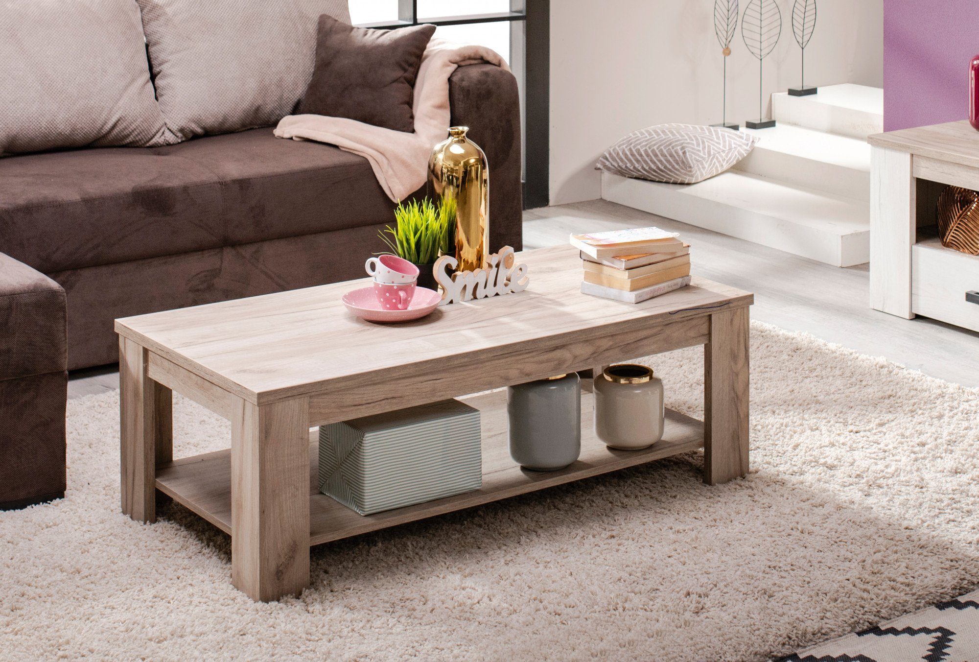 Home affaire Salontafel Oscar CT met plank