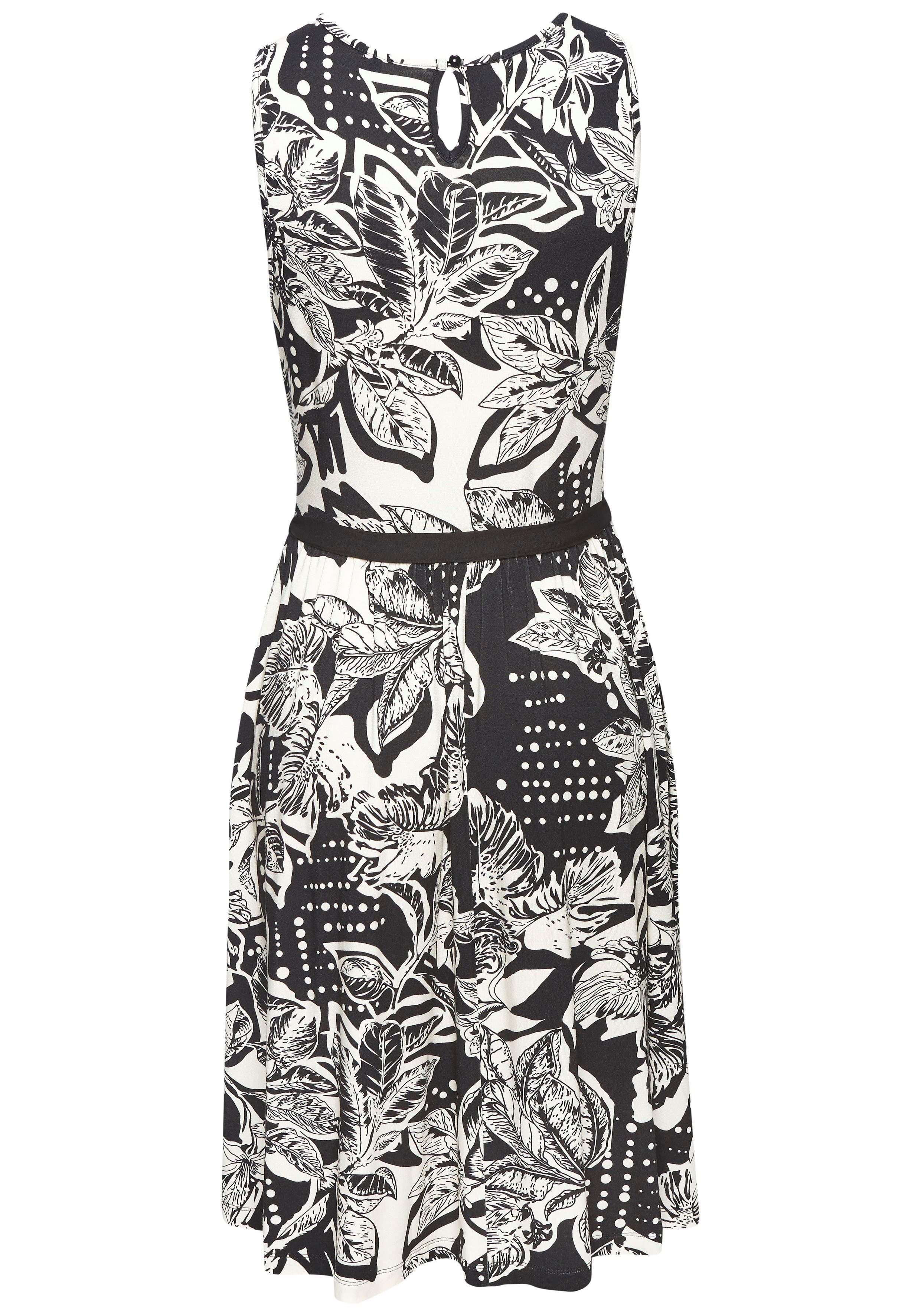 Vivance Jerseyjurk met bindband, zomerjurk, casual