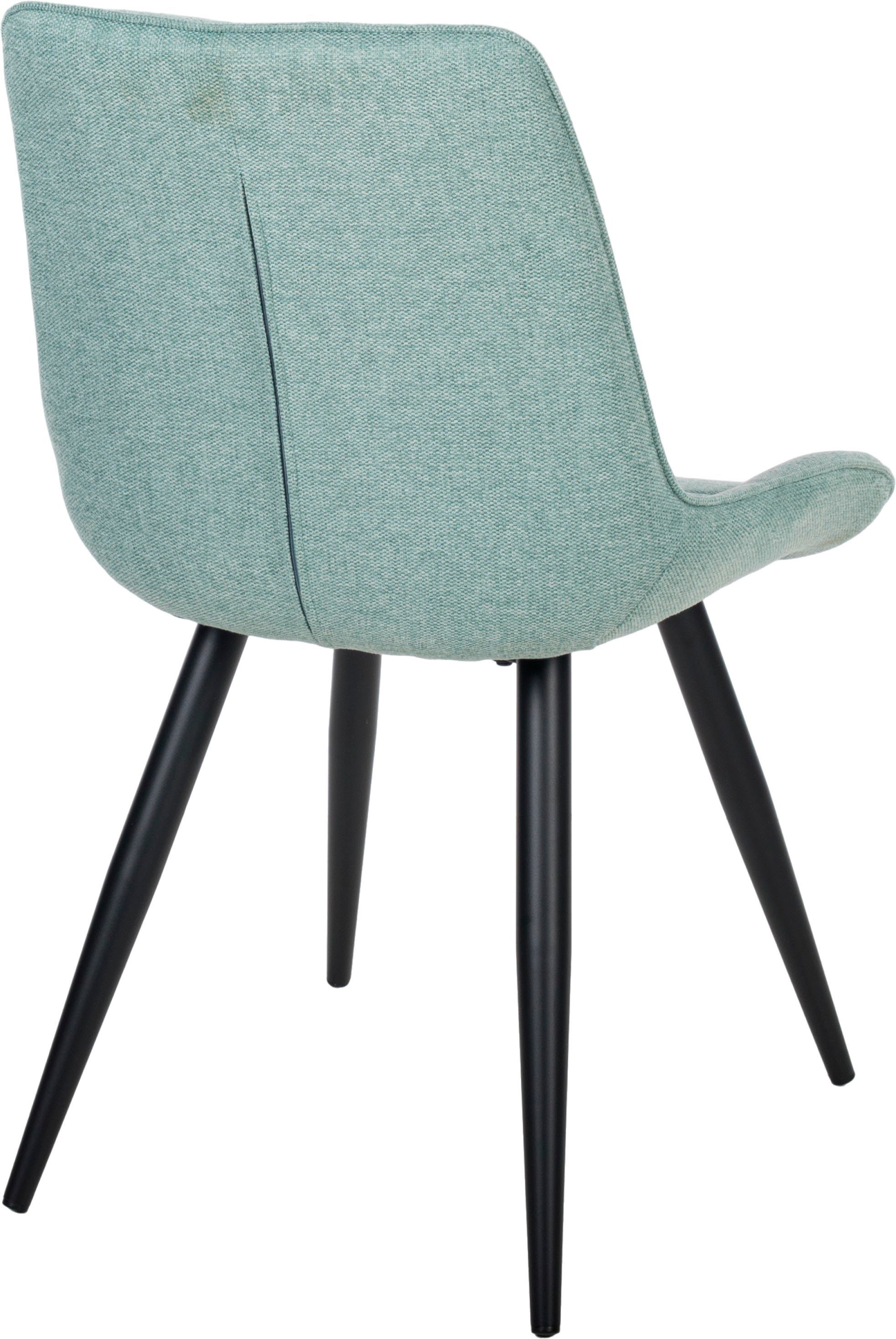 Duo Collection Eetkamerstoel Iris eetkamerstoel, set van 4 robuuste bekleding, gestikte bekleding, tot 110 kg belastbaar (set, 4 stuks)
