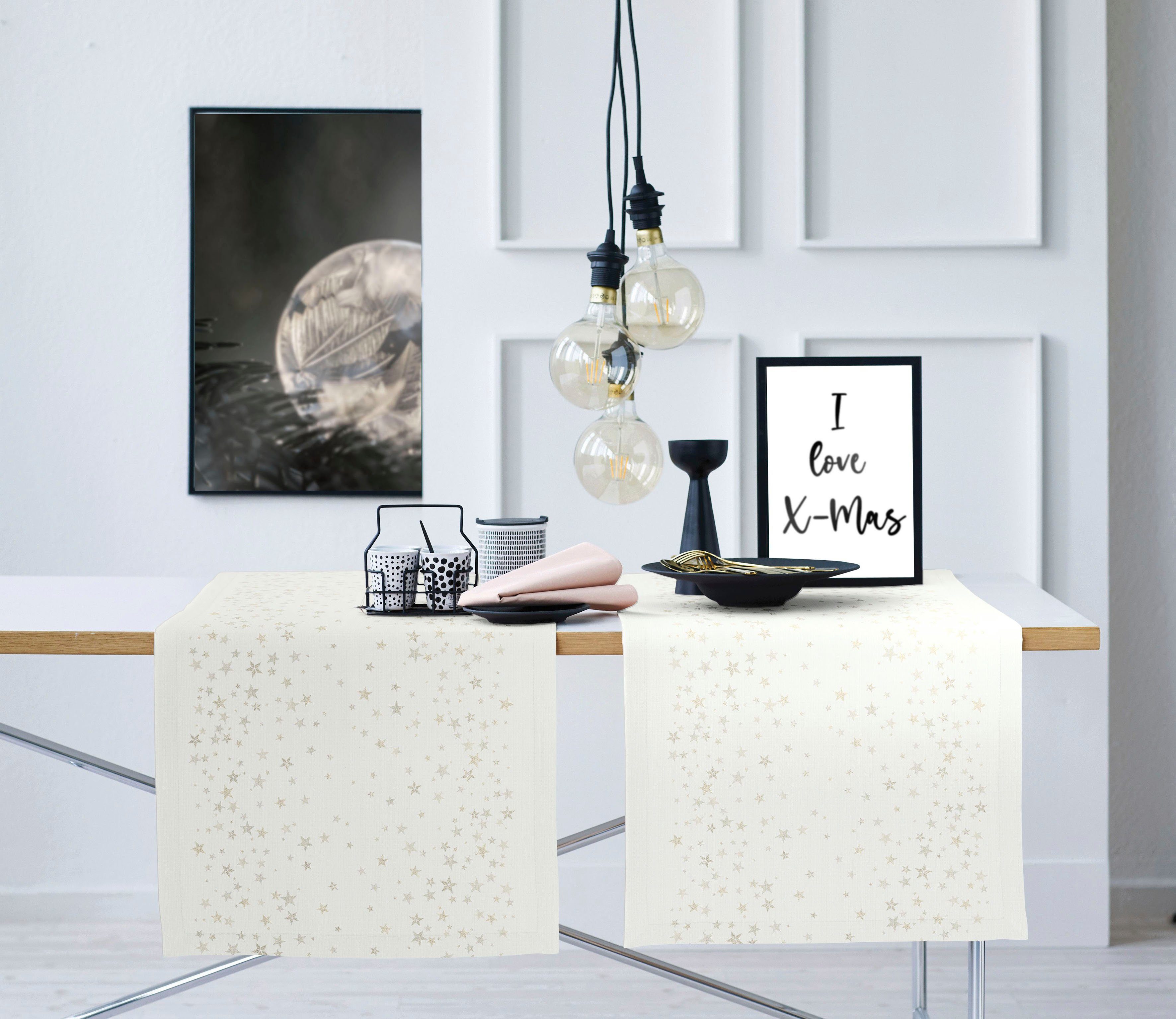 APELT Tafelloper 4709 CHRISTMAS GLAM, kerstdecoratie, kerst (1 stuk)