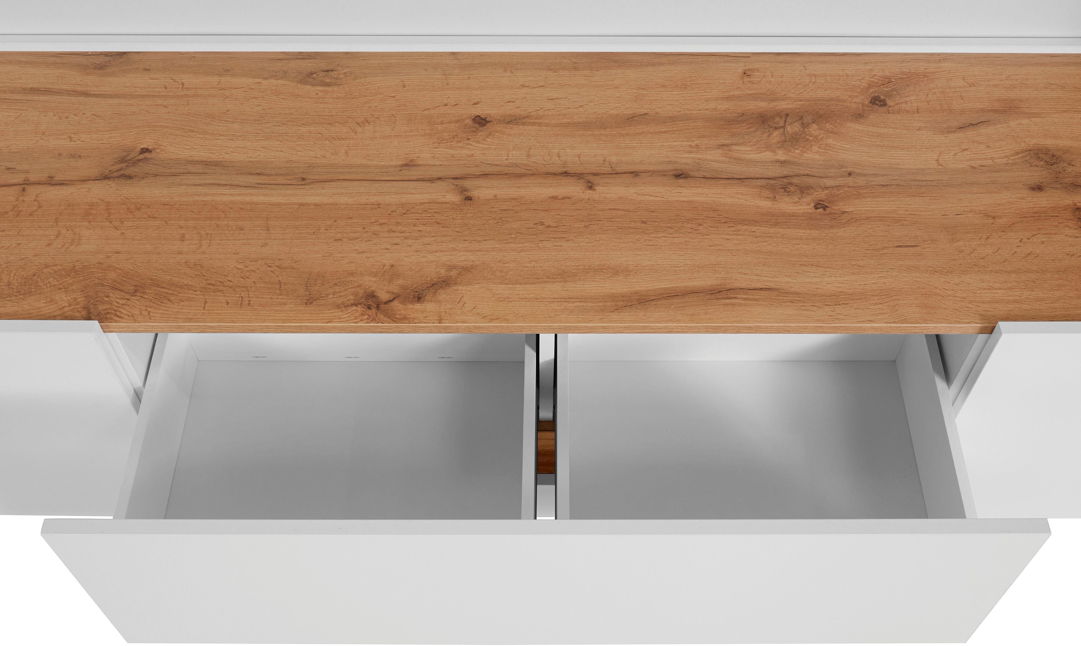 INOSIGN Wandmeubel GIRON (set, 4-delig), breedte ca. 350 cm, moderne woonkamer-set in 2 kleuren