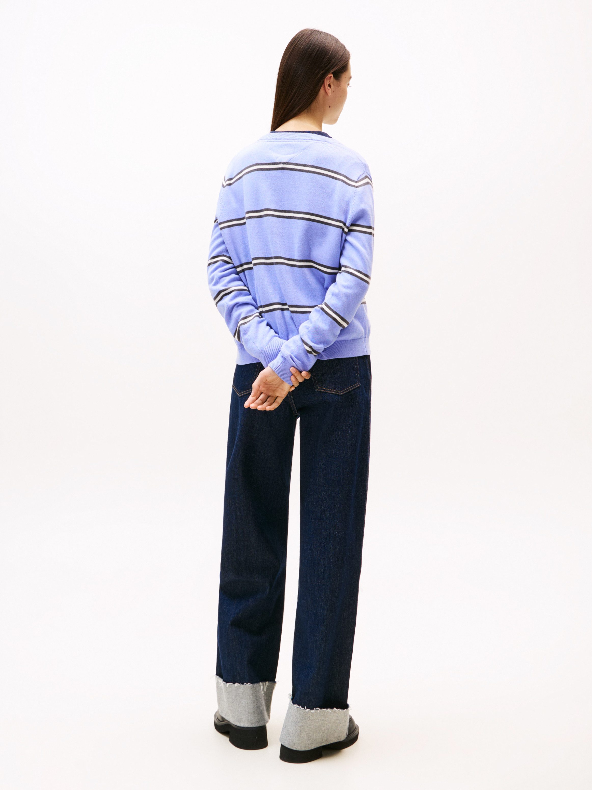 TOMMY JEANS Trui met V-hals TJW ESSENTIAL VNECK SWEATER EXT