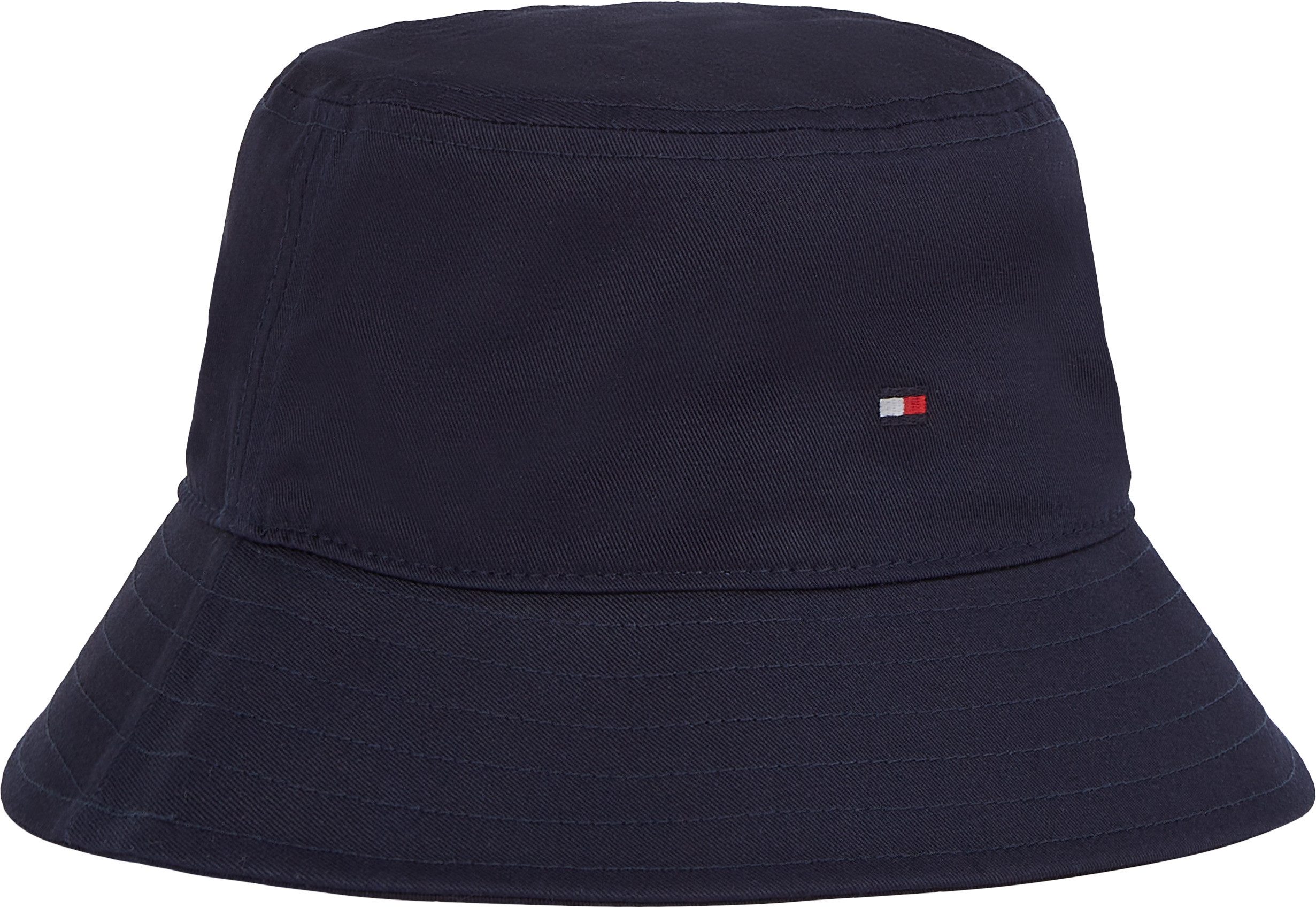 Tommy Hilfiger Vissershoed SMALL FLAG BUCKET HAT Logoborduring, zonbescherming