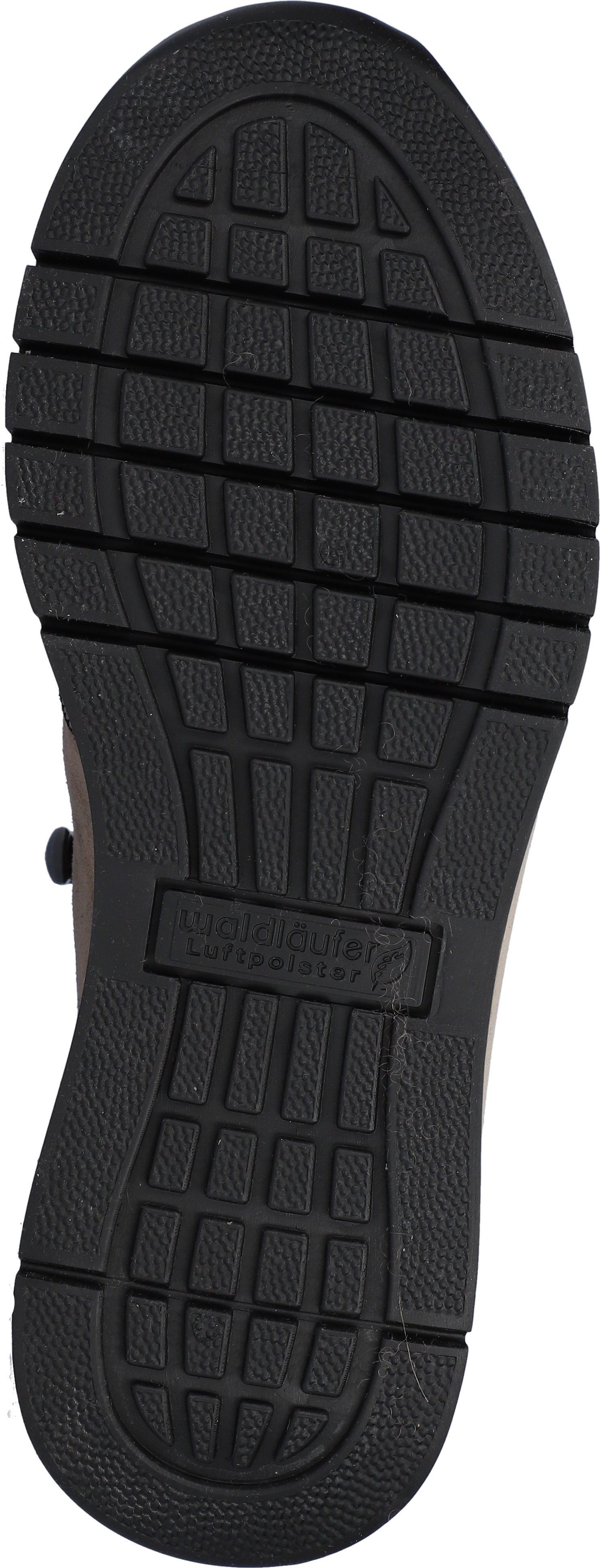 Waldläufer Veterschoenen H-APRIL High top sneaker, veterlaarsje met ritssluitingen, H-wijdte