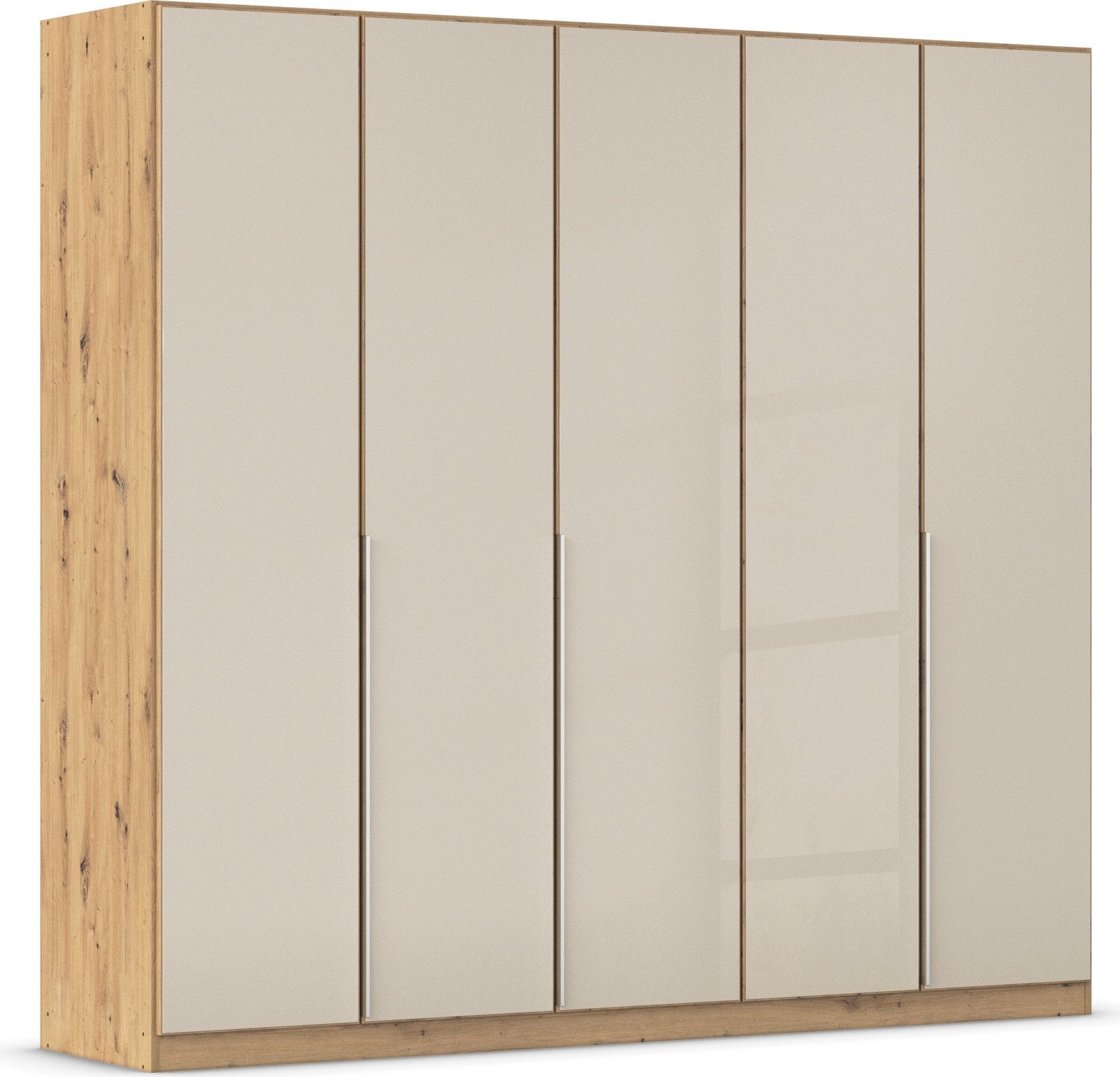 Rauch Draaideurkast Kledingkasten kast garderobe AGORDO met glazen front doordachte binnenuitrusting, in 6 breedtes en 2 hoogtes made in germany