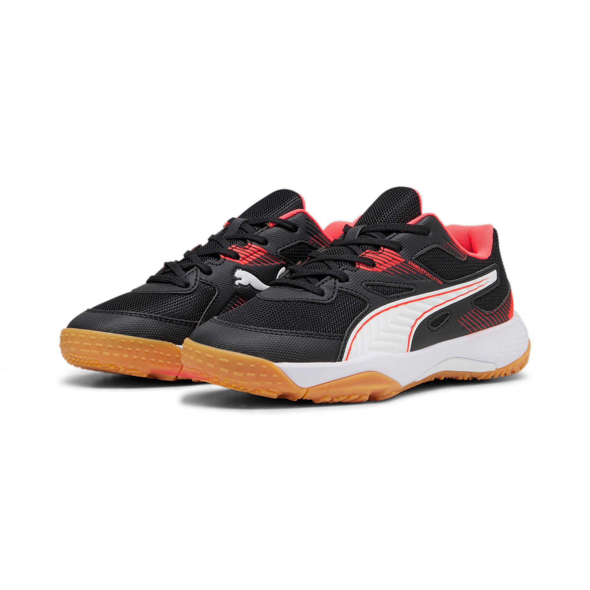 PUMA Zaalschoenen Solarflash Jr II kinderen zaalschoenen maat 33 EU zwart