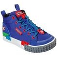 skechers kids sneakers kool bricks met magneetsluiting blauw