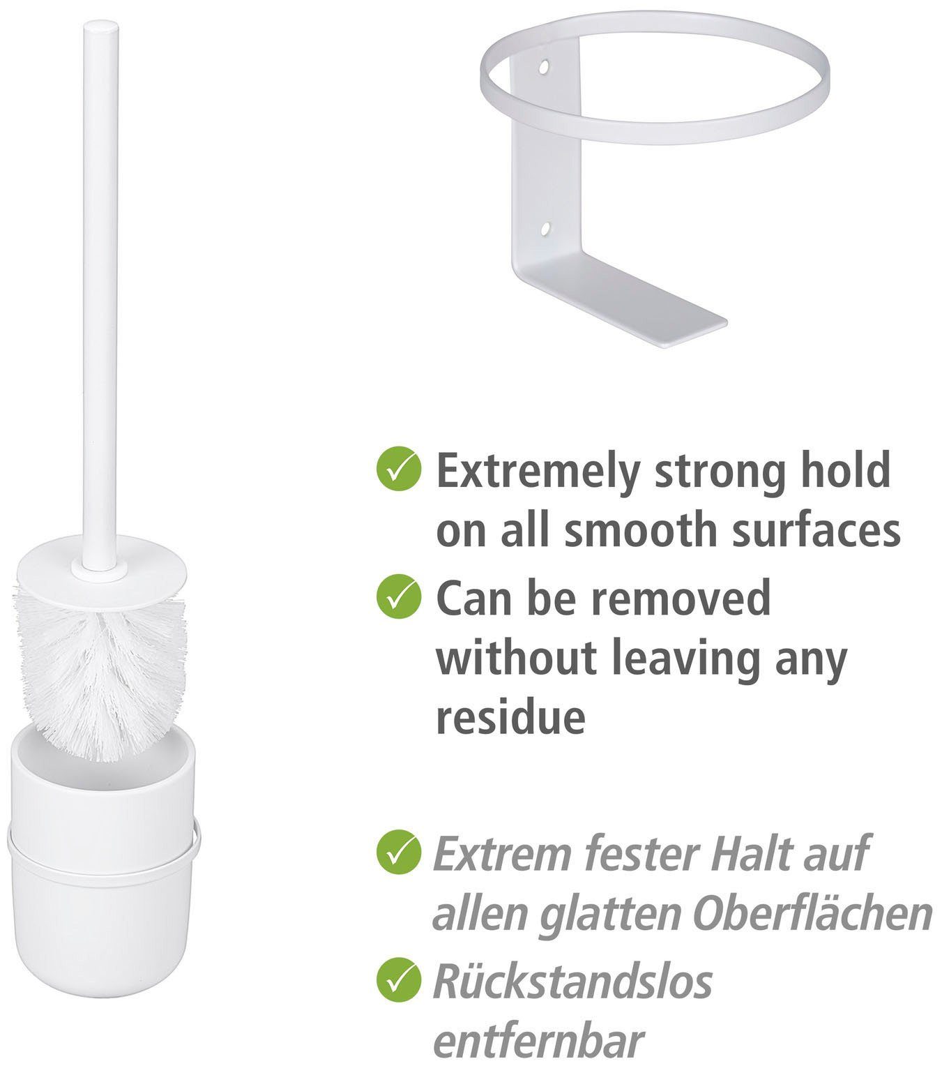 WENKO Toiletset Turbo-Loc® Carpino wit, bevestigen zonder boren