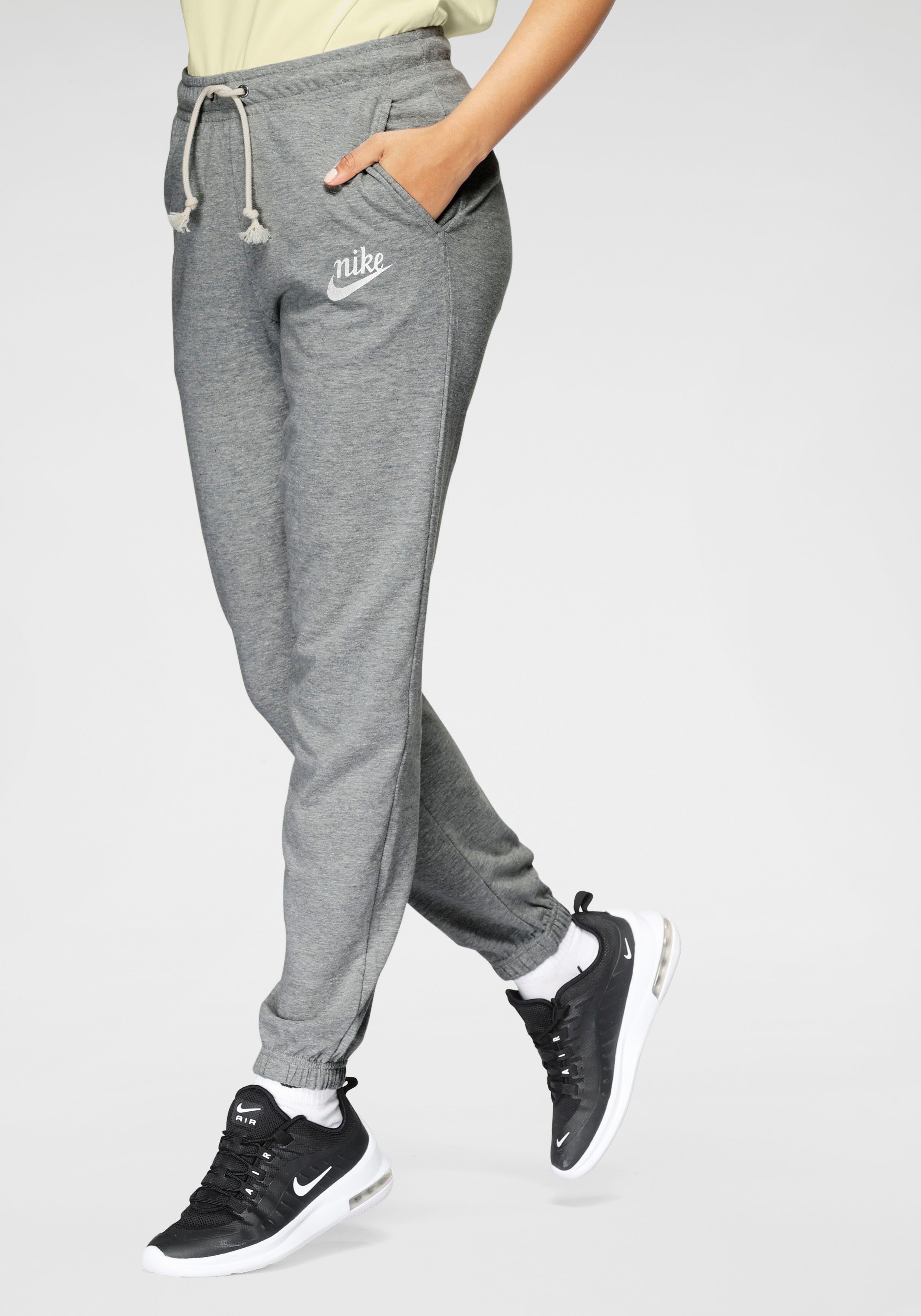 grey nike joggers womens xs