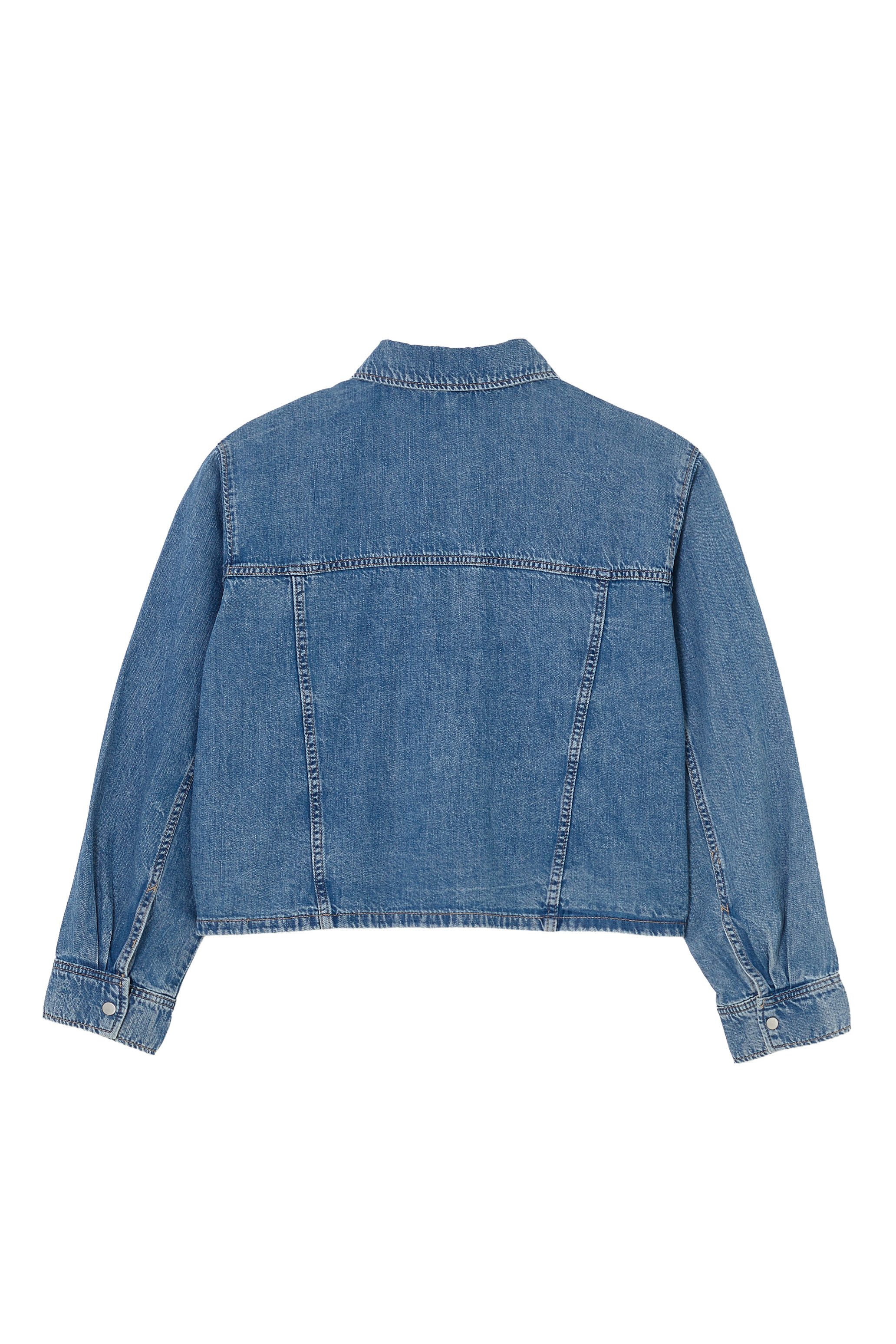 Tom Tailor Denim Jeans blouse met borstzakken