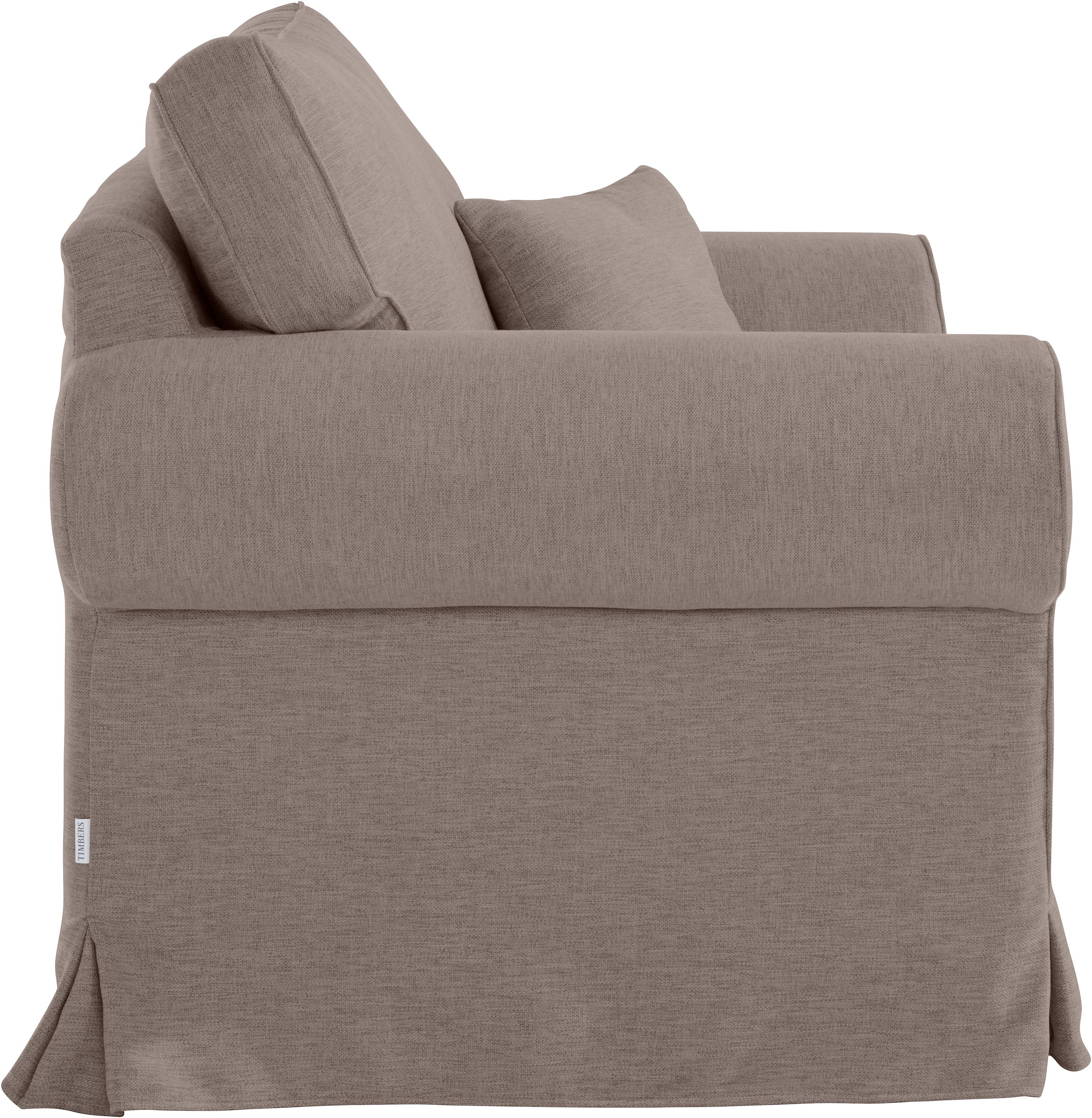 Home affaire Fauteuil Shadmoor Hoezen-look, in uni of met bloemenprint, passend bij de Shadmoor-serie
