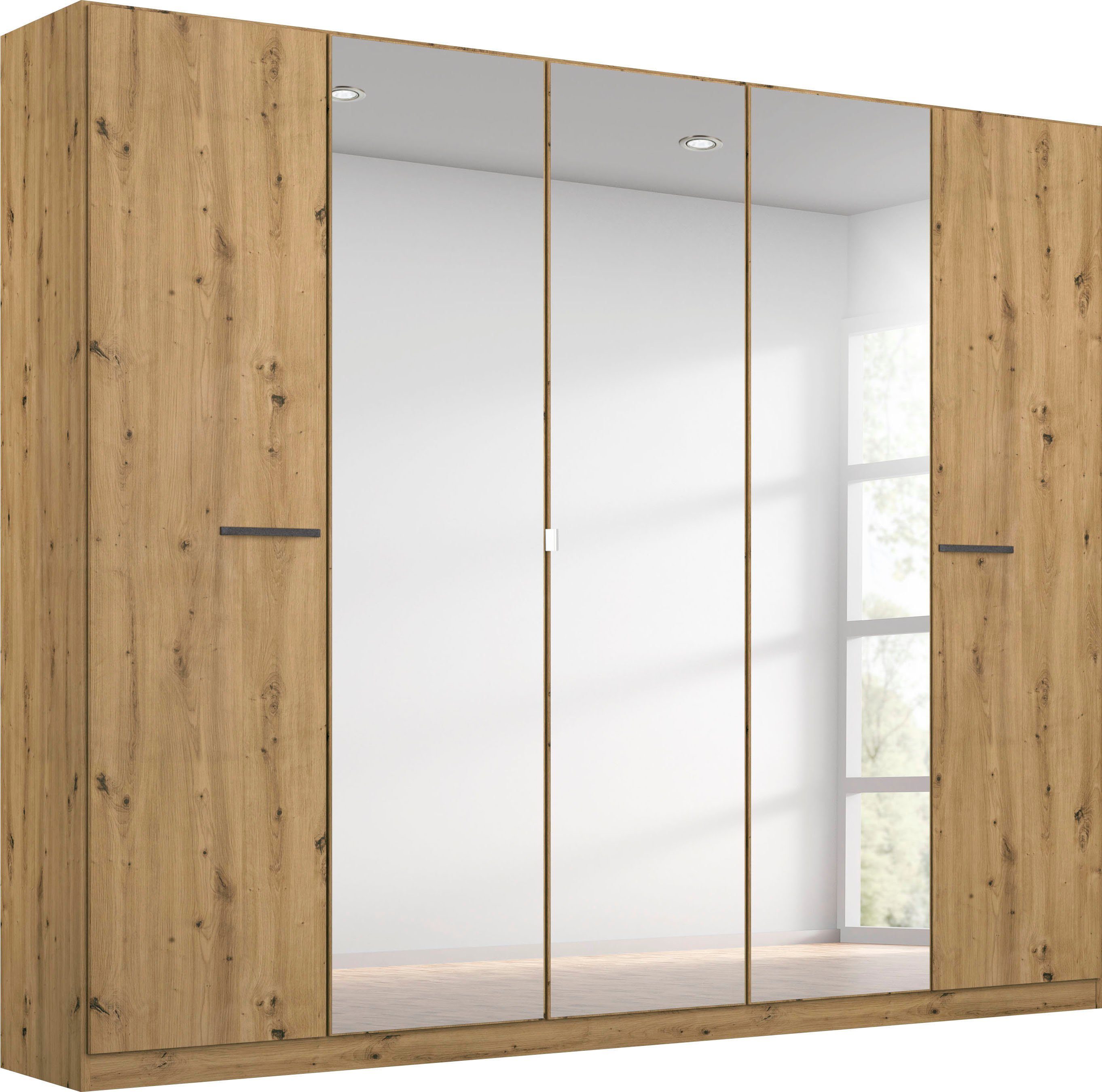 rauch Draaideurkast Kledingkast kast garderobe TOPSELLER OTELI incl. binnenindeling met 3 binnenlades extra planken optioneel met spiegel made in germany