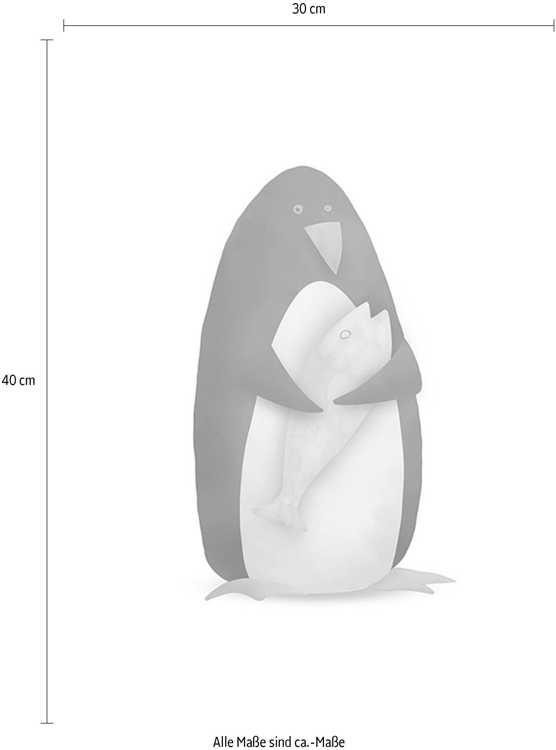 Komar Wanddecoratie Cute animal Penguin Wanddecoratie - zonder lijst (1 stuk)