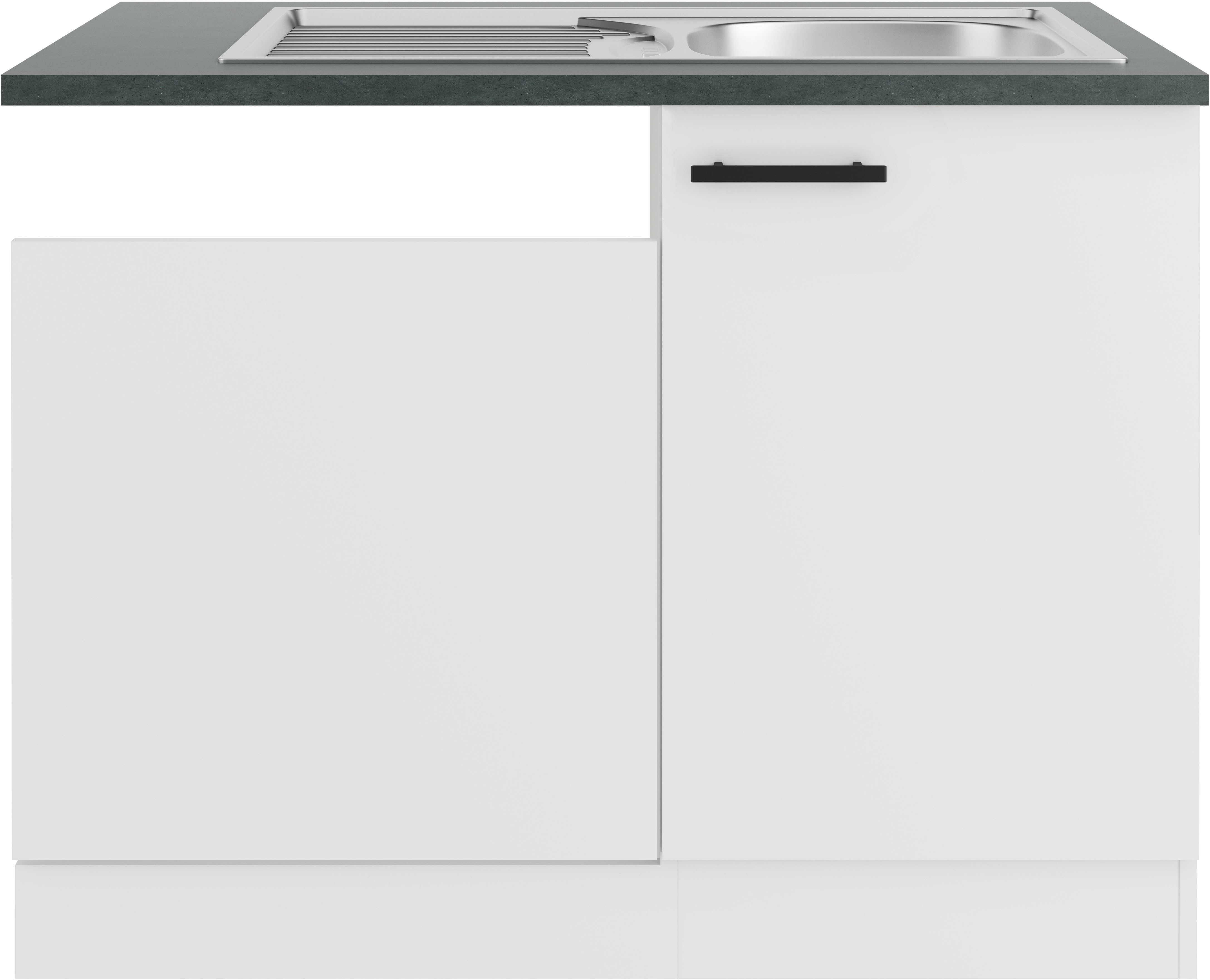 OPTIFIT Gootsteenkast Palma Breedte 110 cm, geschikt voor gedeeltelijk geïntegreerde vaatwassers