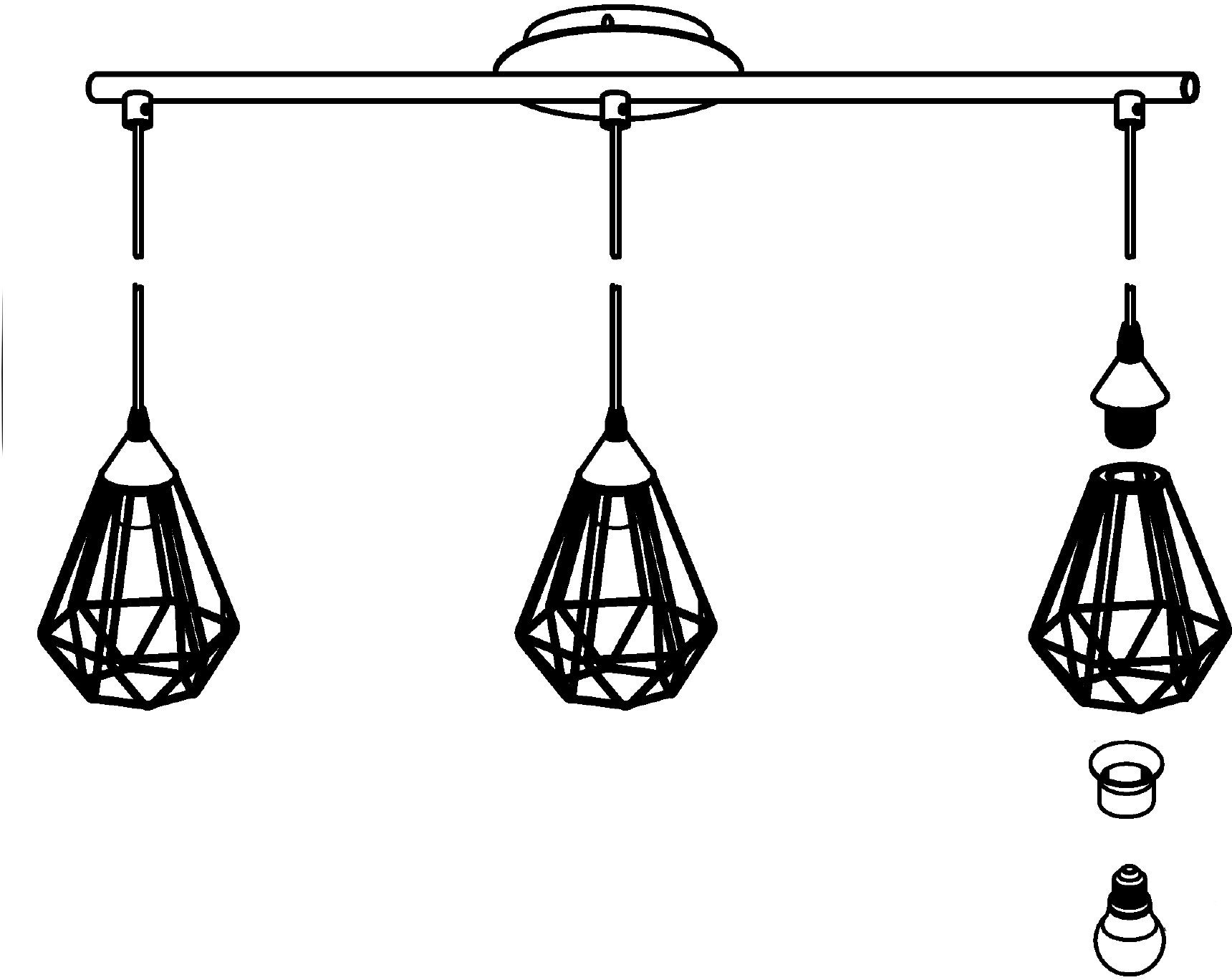 EGLO Hanglamp TARBES Hanglicht, hanglamp