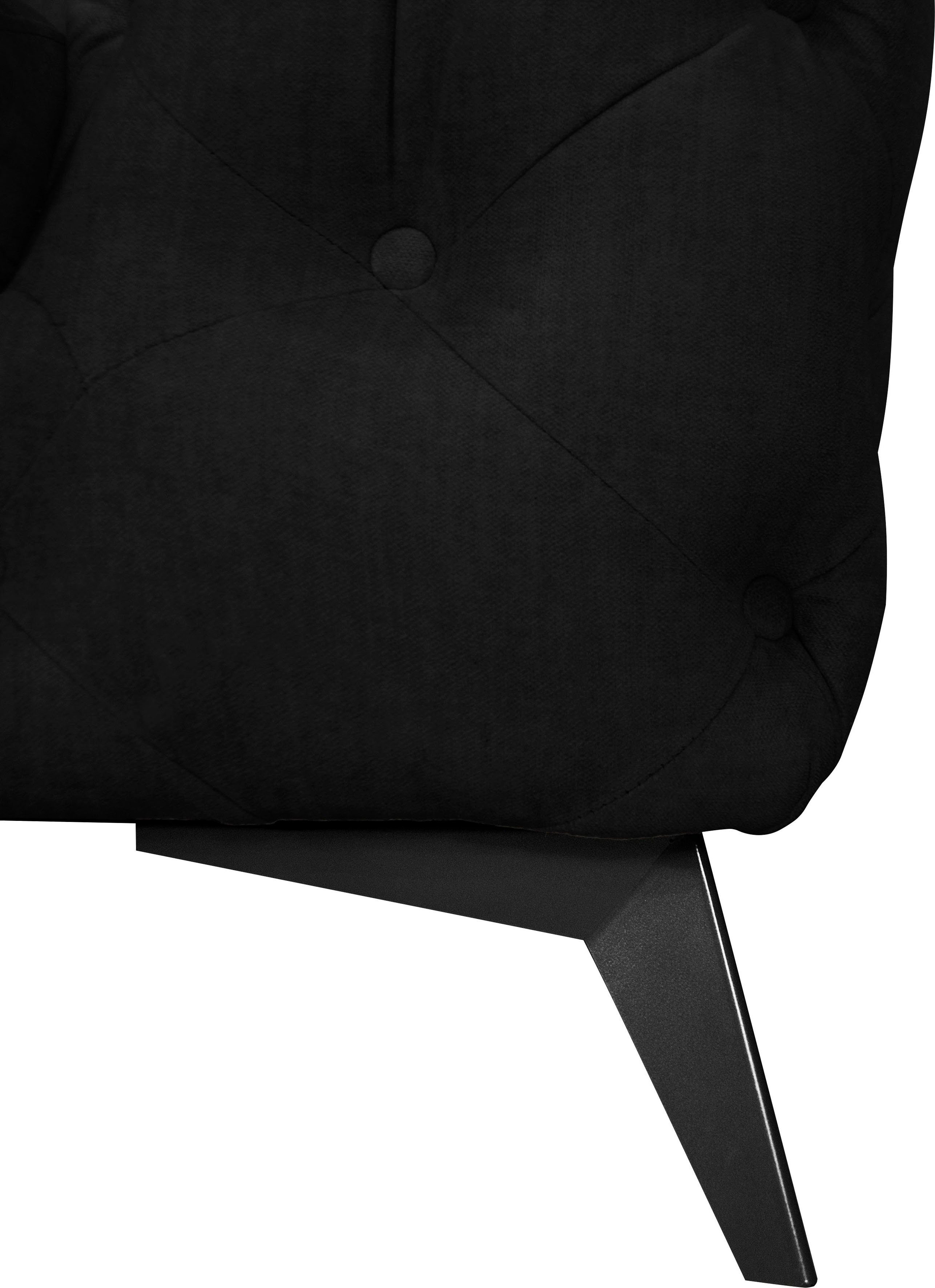 Leonique Chesterfield-bank Glynis luxueuze capitonnage, moderne chesterfield look, kleur van de poten ter keuze