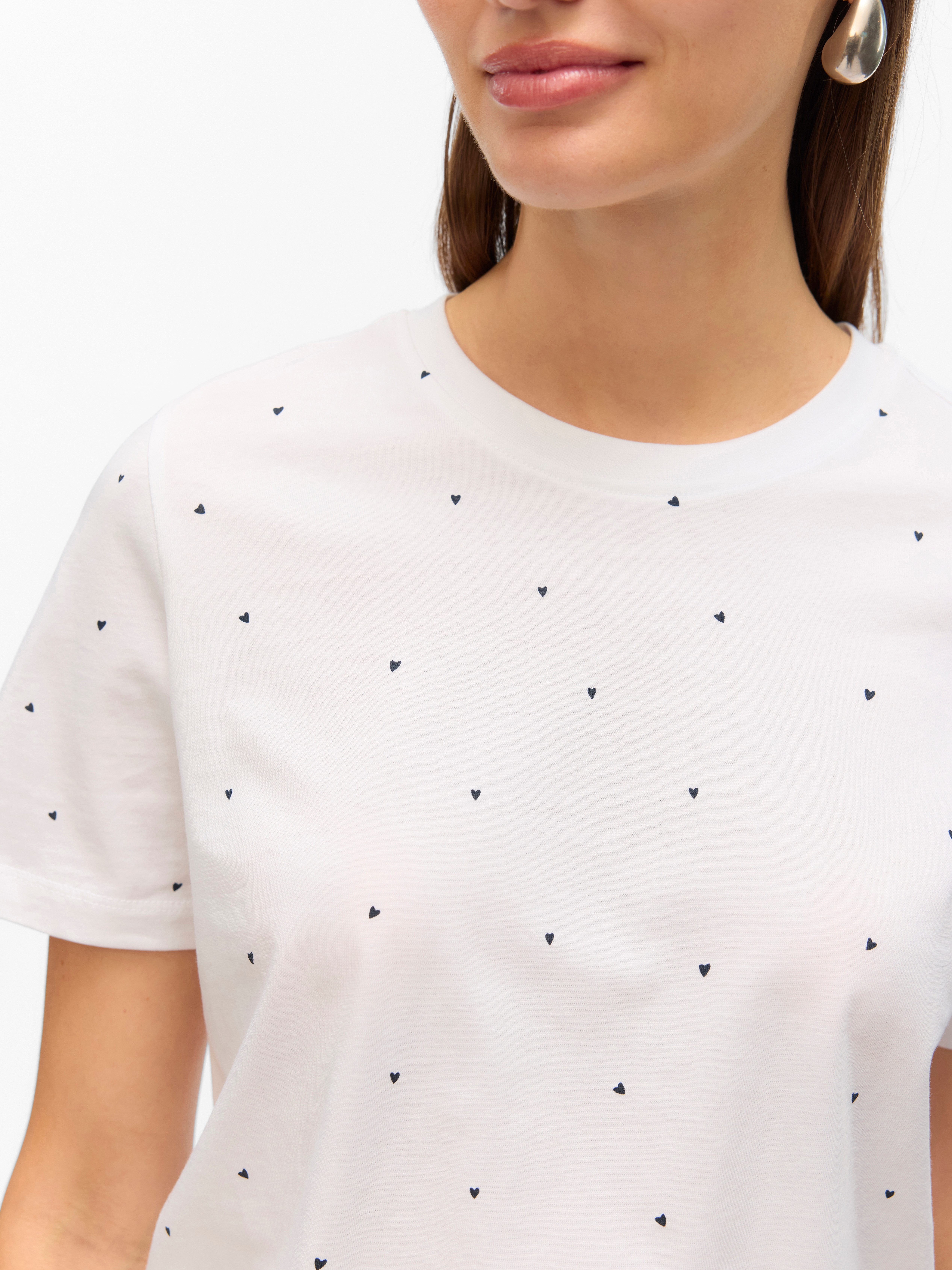 Vero Moda Shirt met korte mouwen VMPAULINA AOP SS T-SHIRT GA JRS NOOS