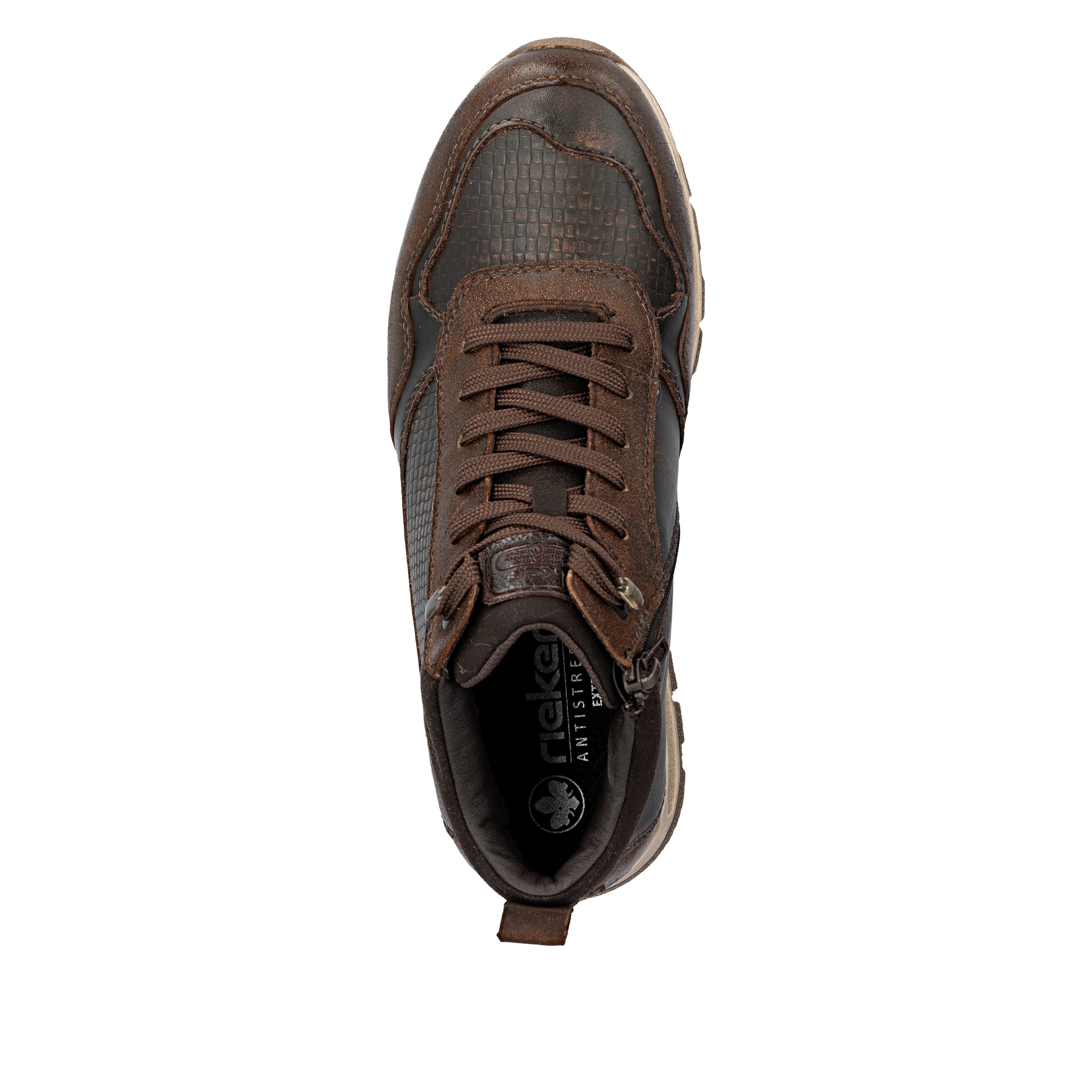 Rieker Sneakerboots Veterboots, high top sneaker, veterschoen met binnenritssluiting