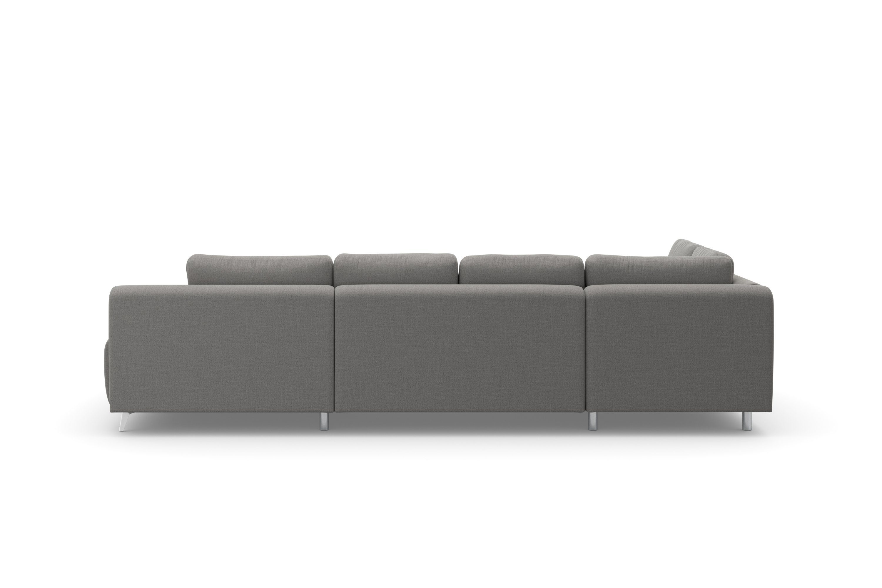 sit&more Zithoek Latigo U-vorm met récamier, naar keuze met slaapfunctie en bedkist