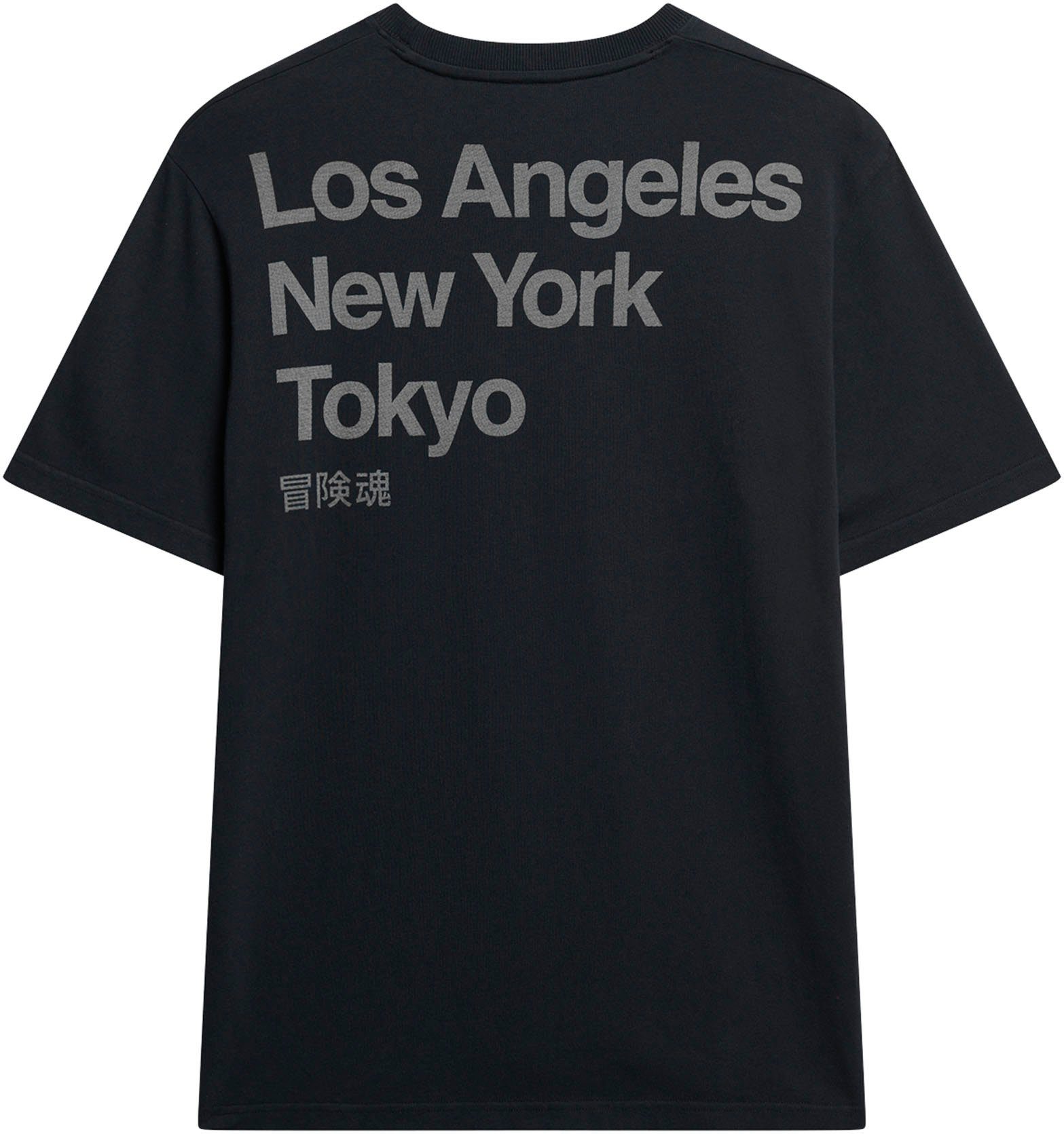 Superdry T-shirt CORE LOGO CITY LOOSE TEE