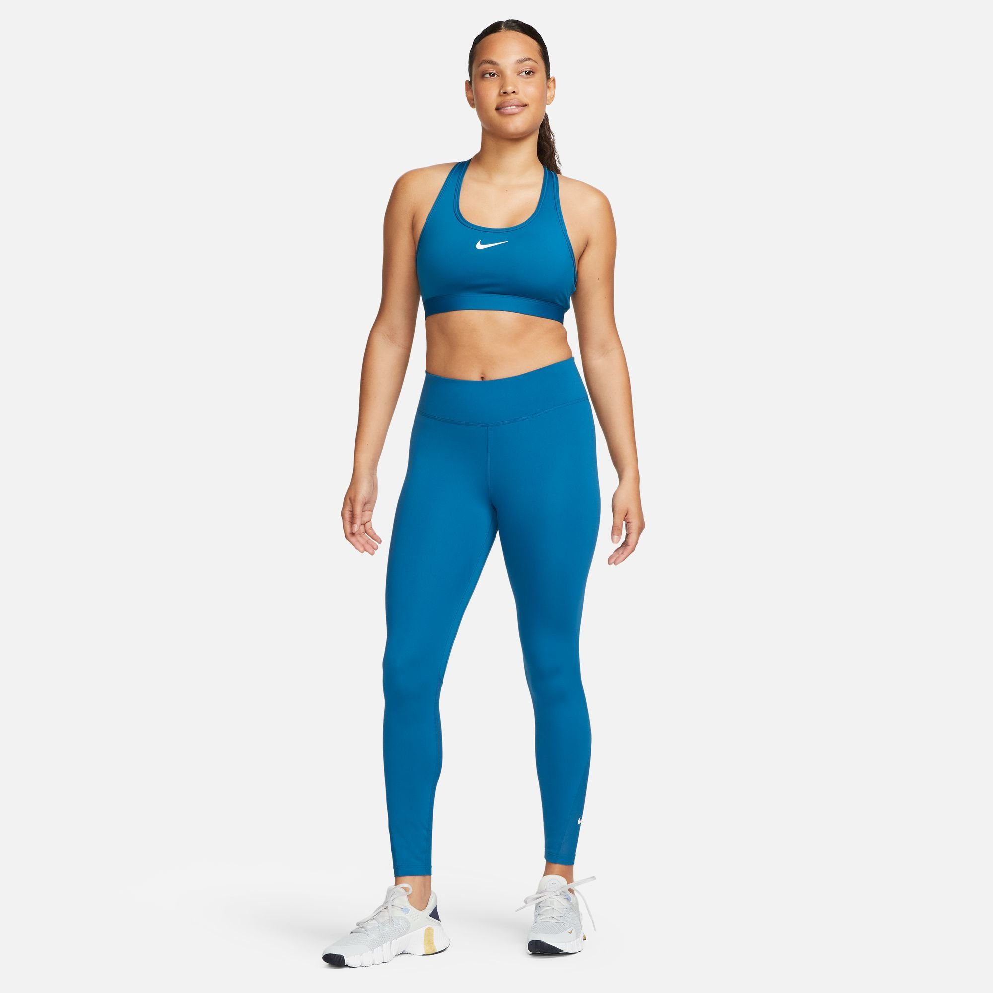 Nike Trainingstights One Women's Mid-Rise / Mesh-Paneled Leggings