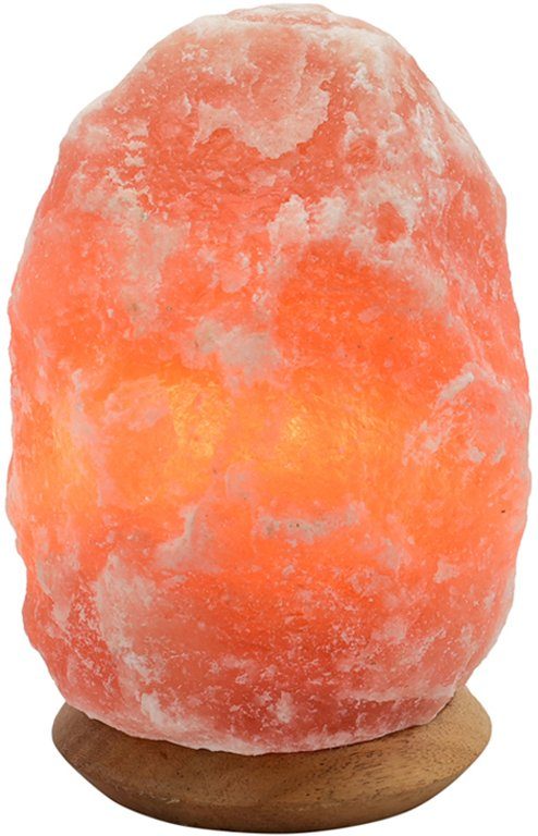 HIMALAYA SALT DREAMS Zoutkristal-tafellamp Rock Met de hand gemaakt - iedere steen is uniek, H: ca.18 cm, ca.2-3 kg