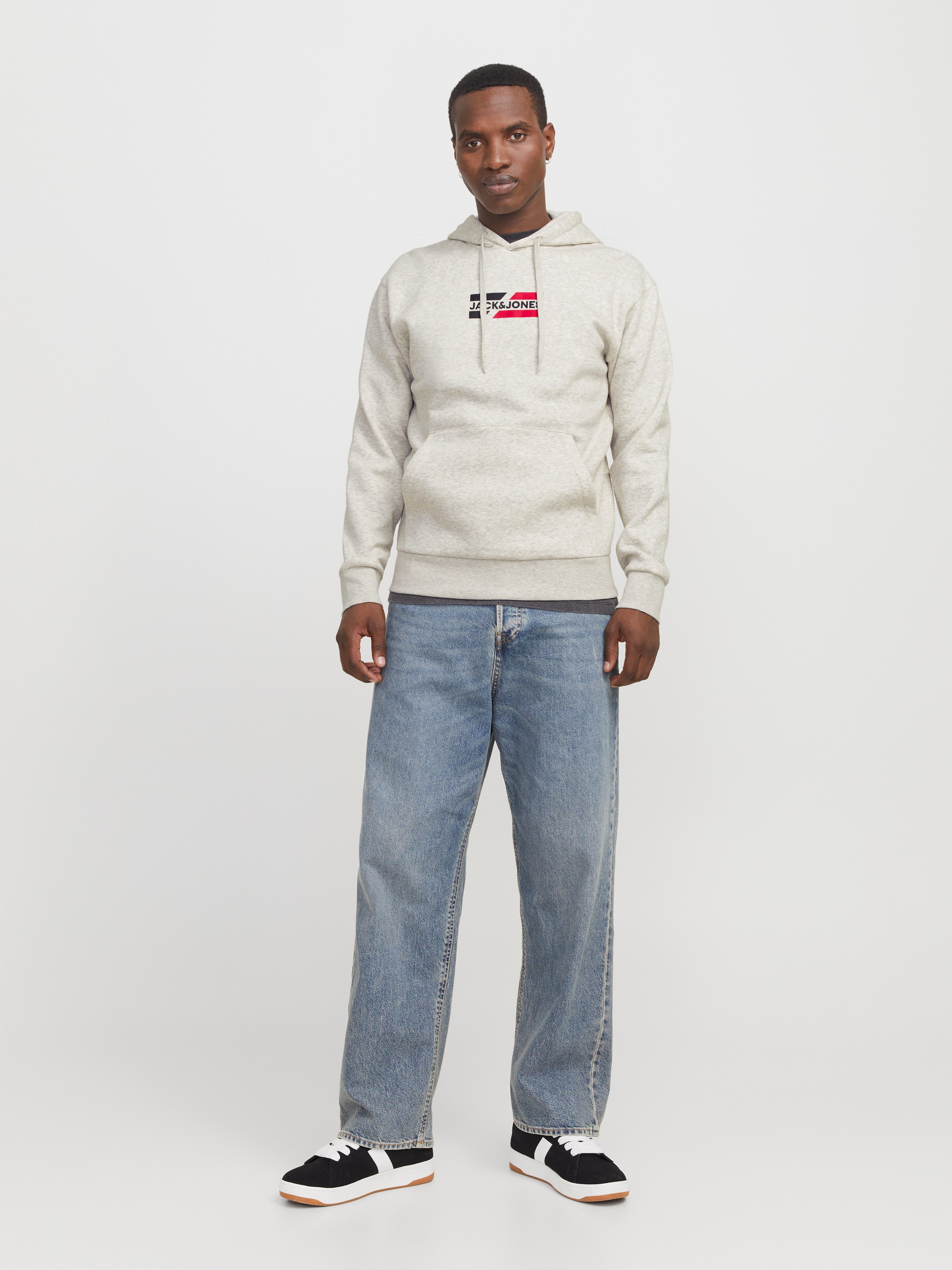 Jack & Jones Hoodie JJECORP GRAPHIC SWEAT HOOD NOOS