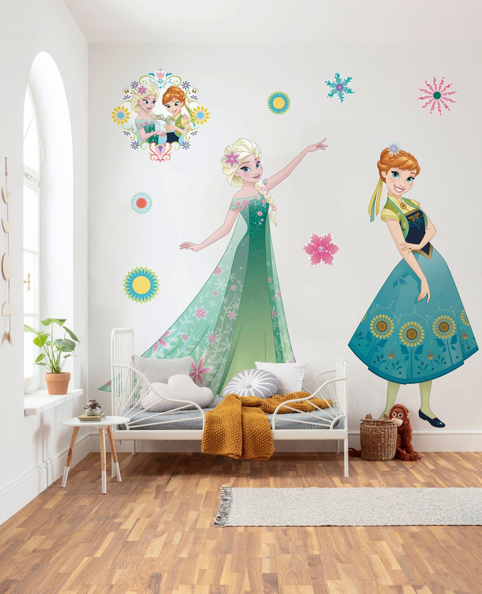Komar Vliesbehang Zelfklevend vlies - Frozen Springtime XXL - Afmeting 127 x 200 cm (1 stuk)