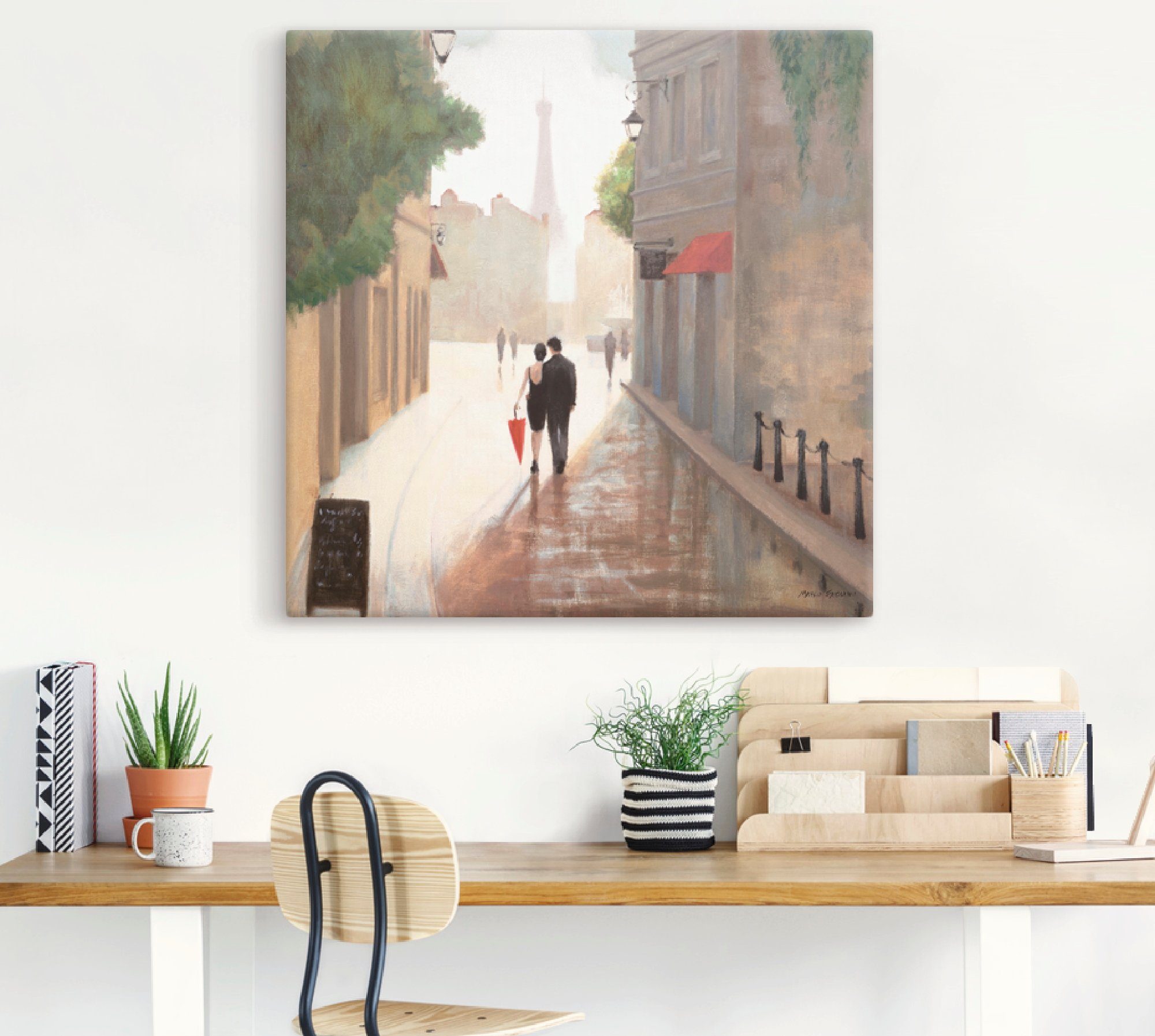 Artland Artprint Parijs Romance I als artprint op linnen, poster, muursticker in verschillende maten