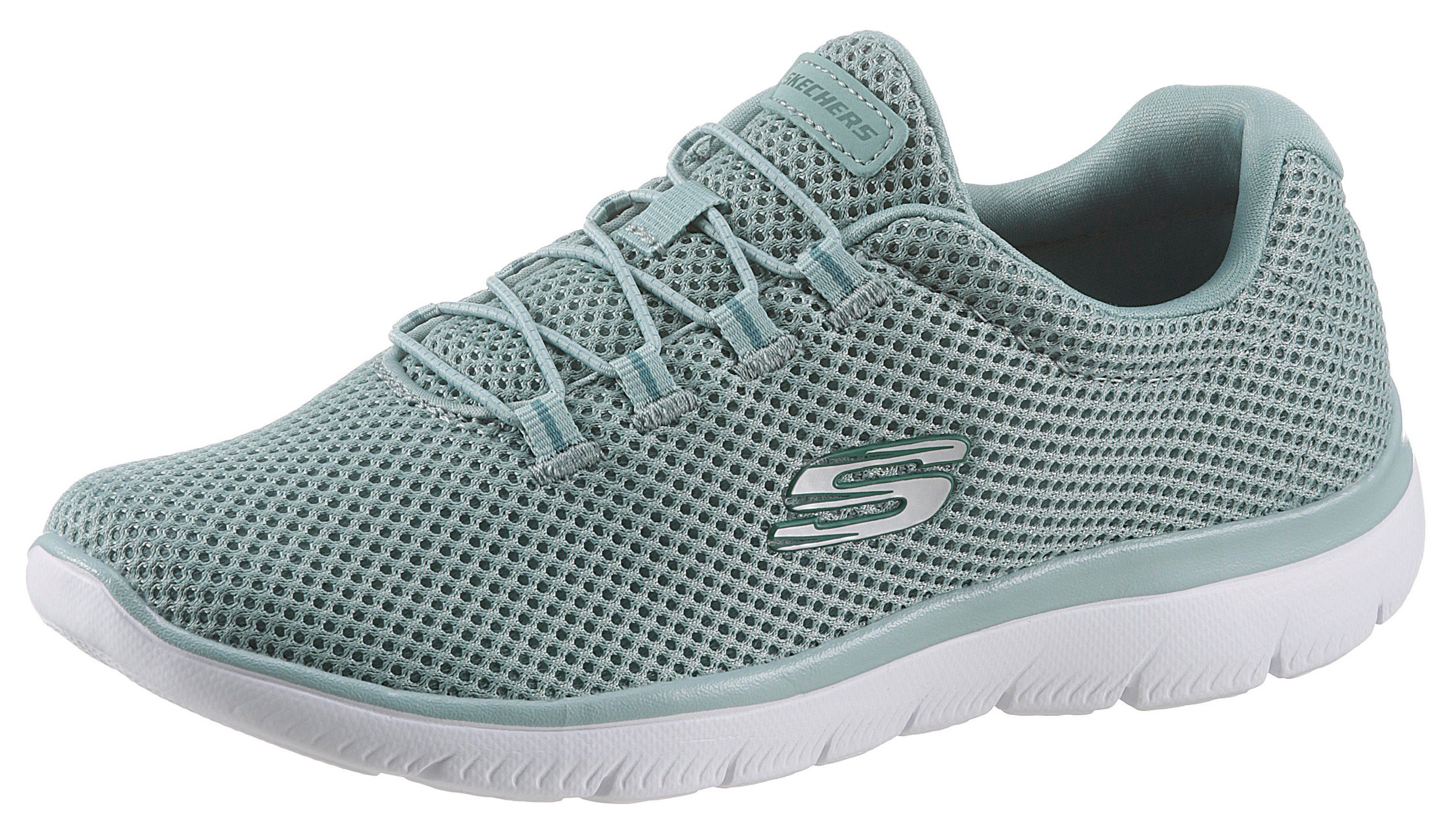 Skechers Slip-on sneakers Summits Vrijetijdsschoen, lage schoen, instapschoen met comfortabele binnenzool