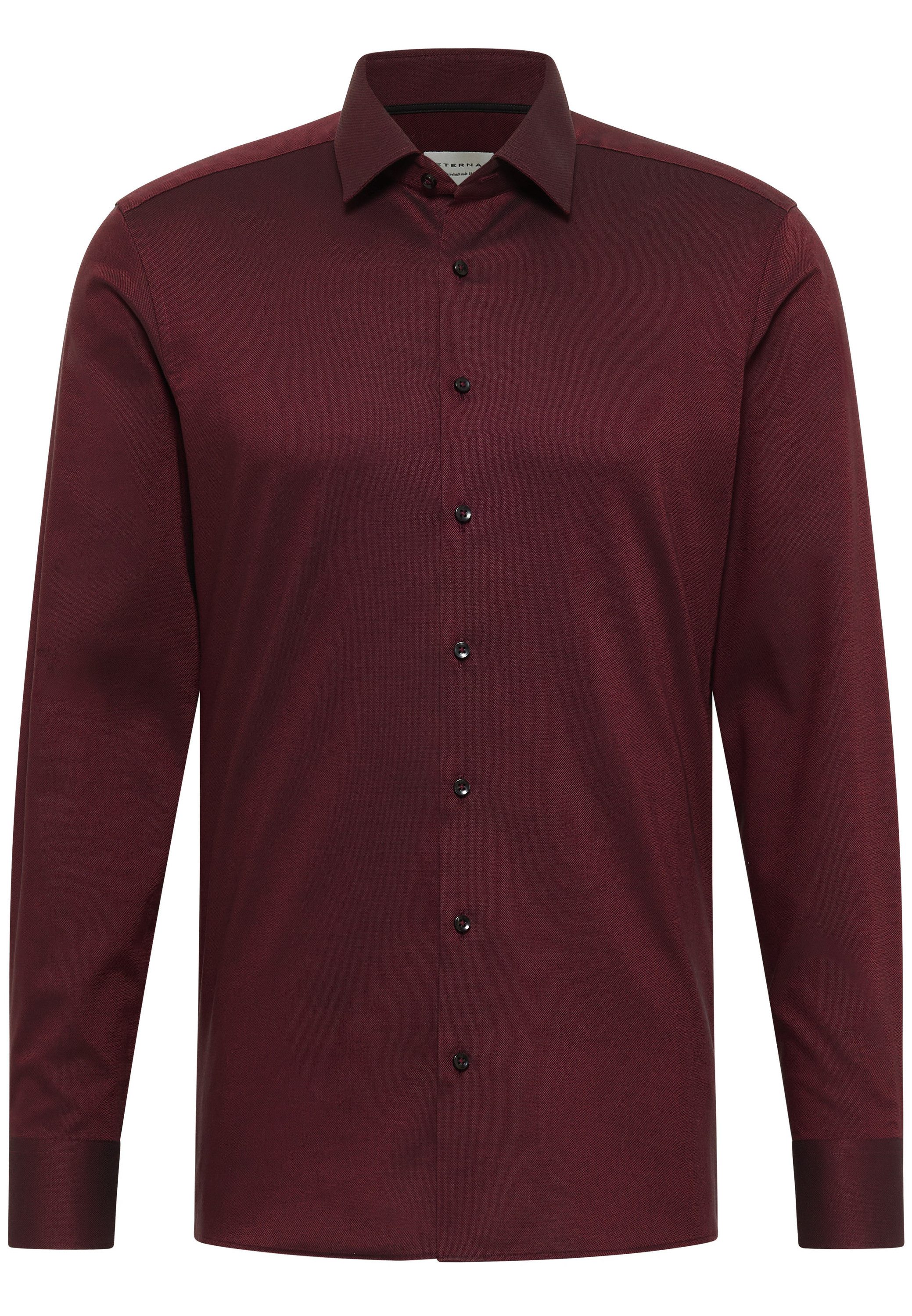 Eterna Overhemd met lange mouwen Slim fit NON IRON (strijkvrij)