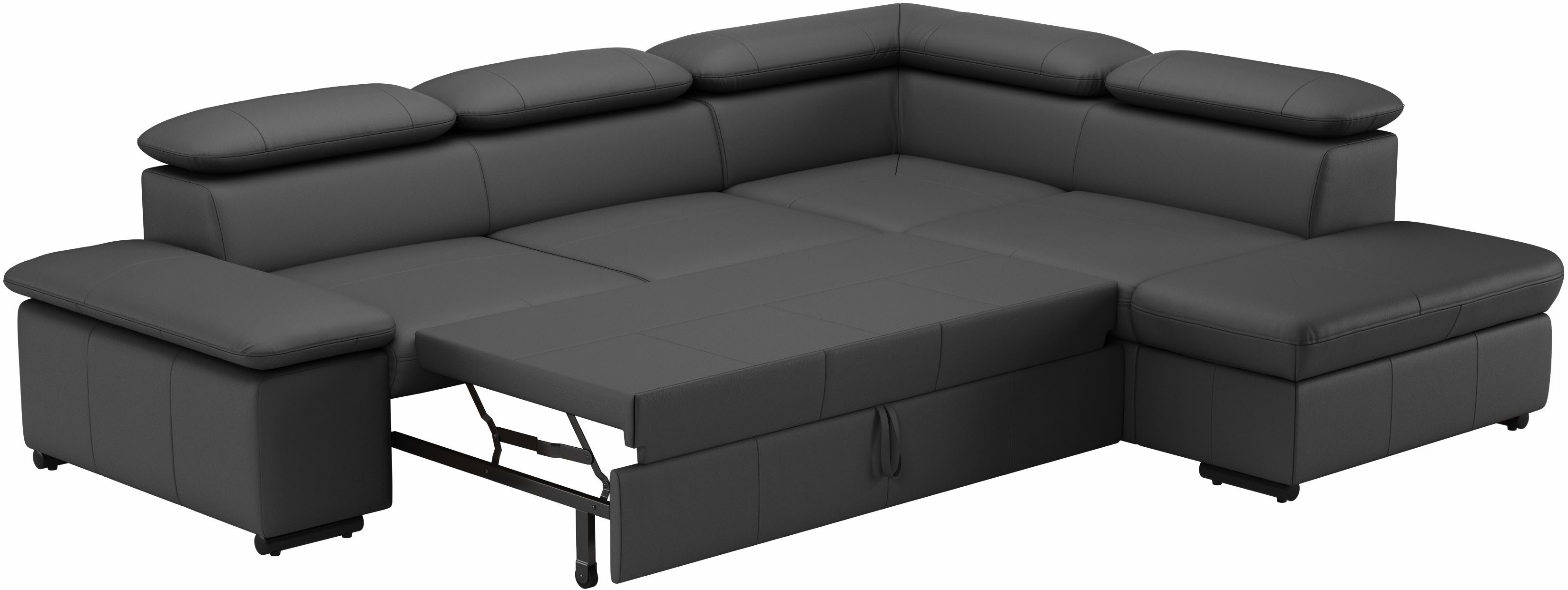 sit&more Hoekbank Alcudia L-vorm met armverstelling, optionele hoofdeindverstelling en bedfunctie