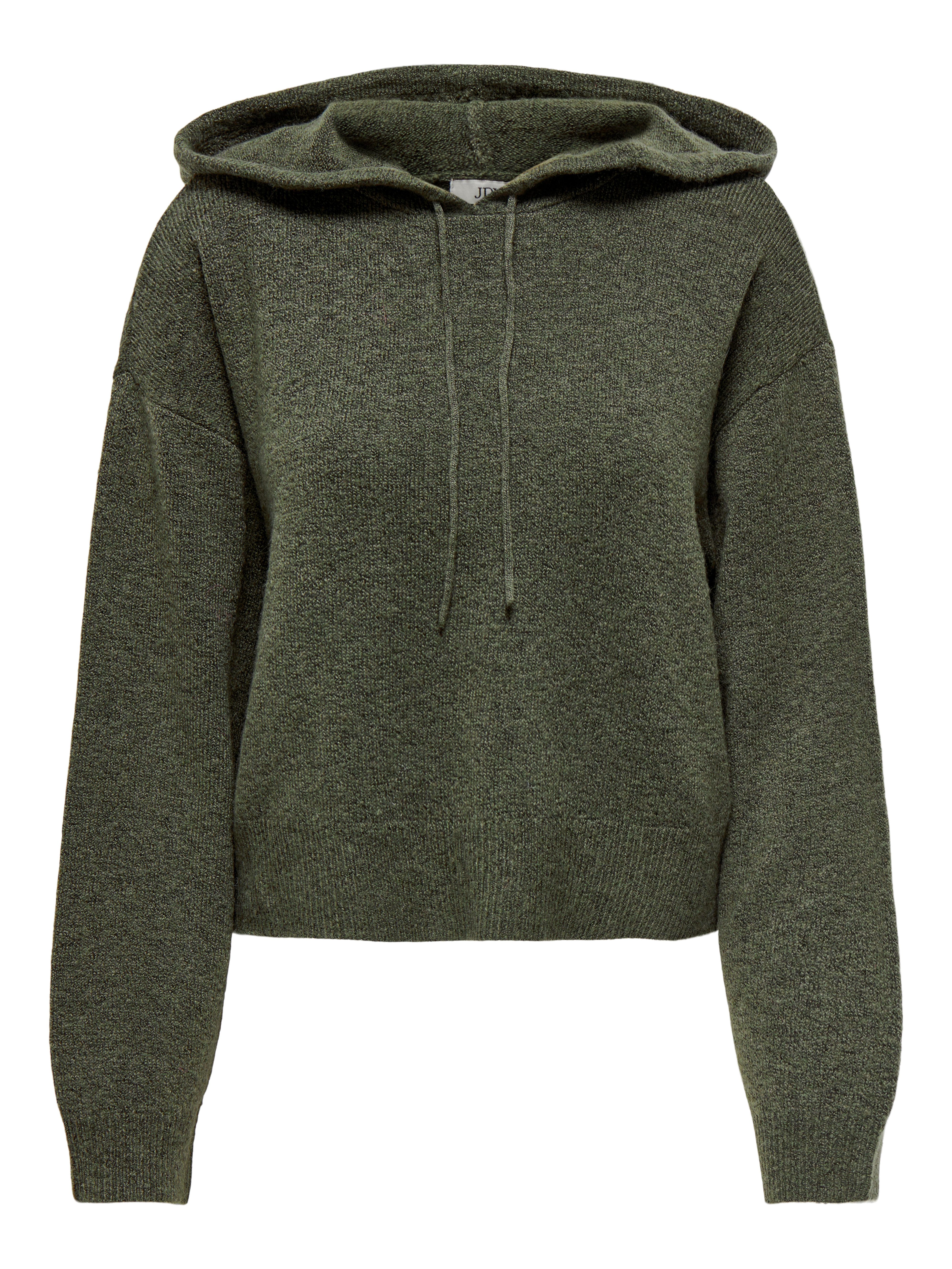 JDY Capuchontrui RUE LIFE L S SHORT HOOD PUL KNT NOOS