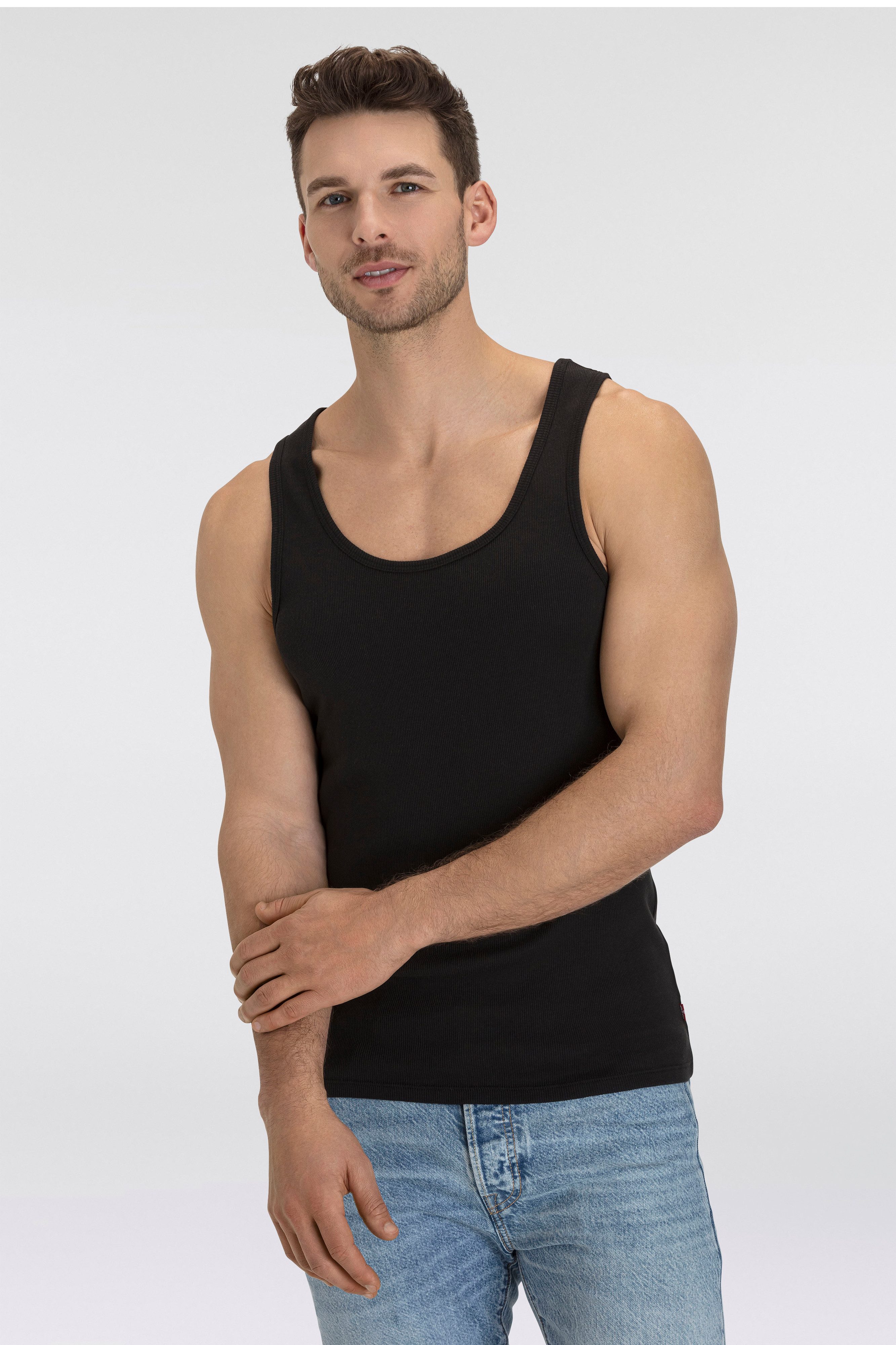 Levi's® Geribde tanktop (set, 2-delig, 2 stuks)