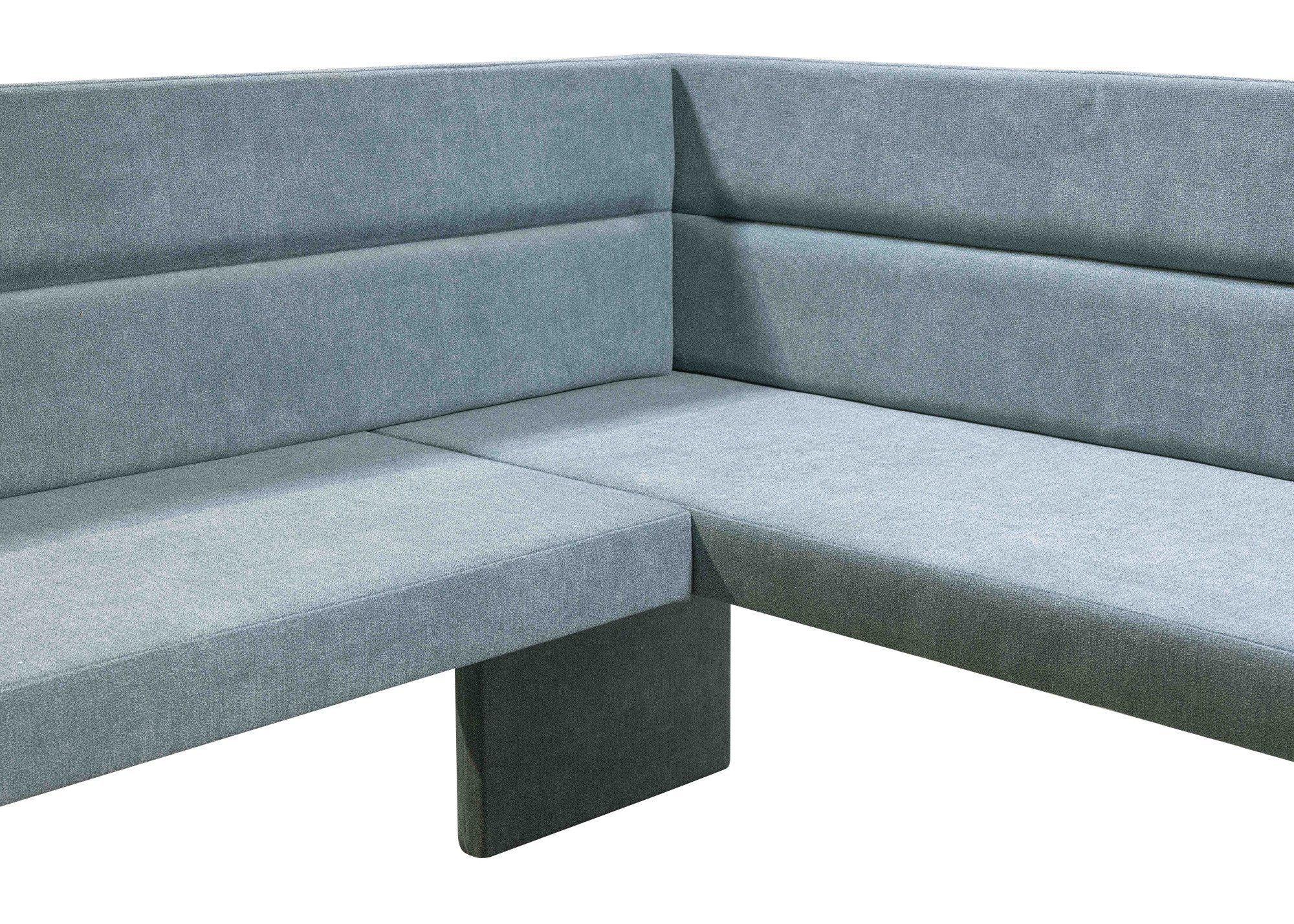Home affaire Eethoek Laros zitgroep, hoekbank, stoelen, tafel perfect voor keuken, eetkamer, woonkamer, bestseller (set, 4-delig)