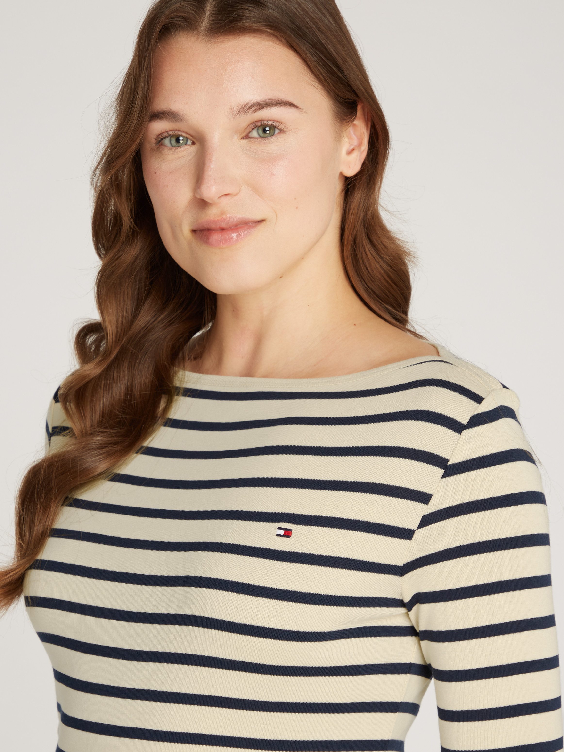 Tommy Hilfiger Shirt met 3 4 mouwen NEW CODY SLIM BOAT-NK 3 4SLV