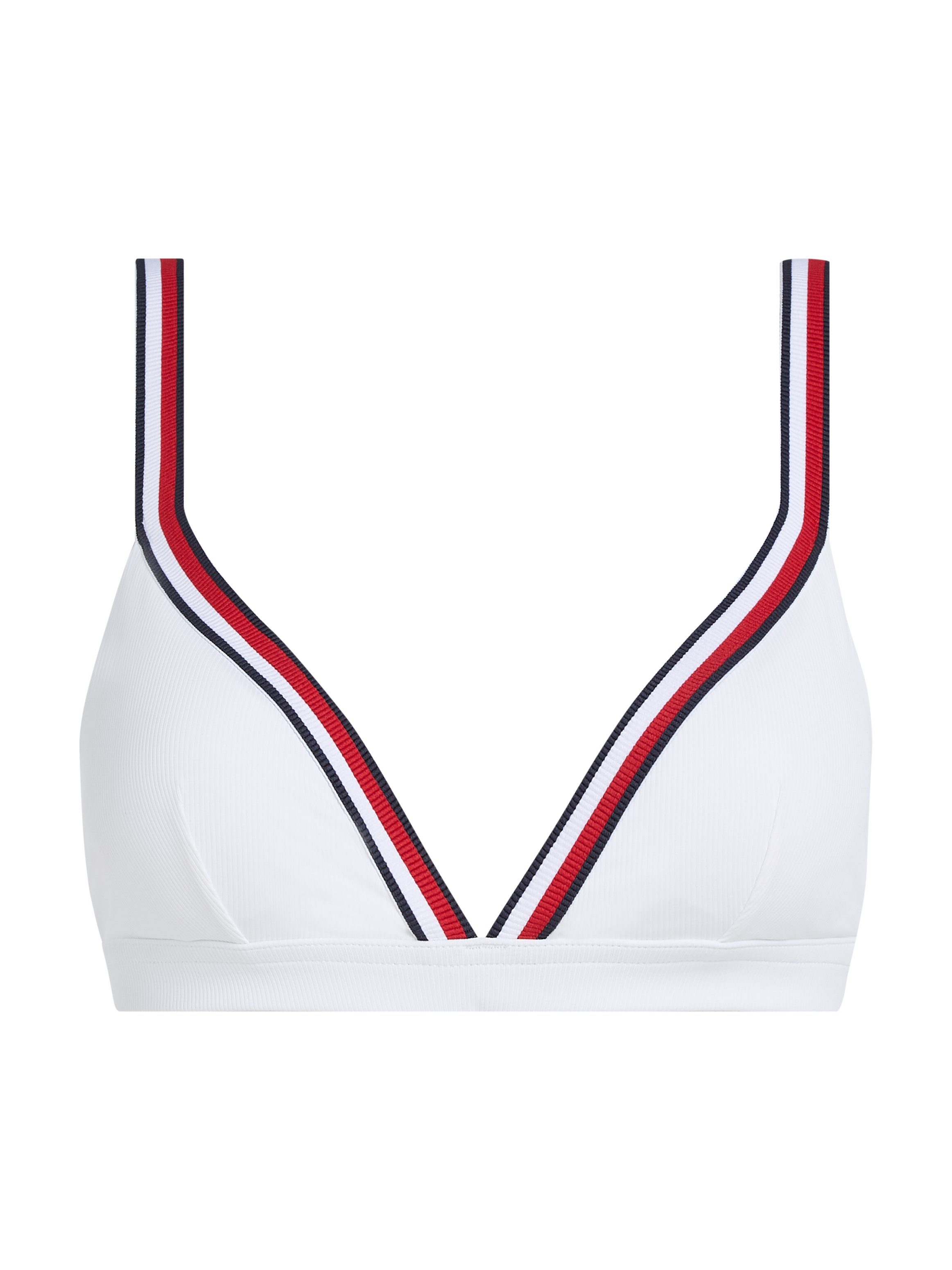 Tommy Hilfiger Swimwear Triangel-bikinitop TRIANGLE RP met ribstructuur