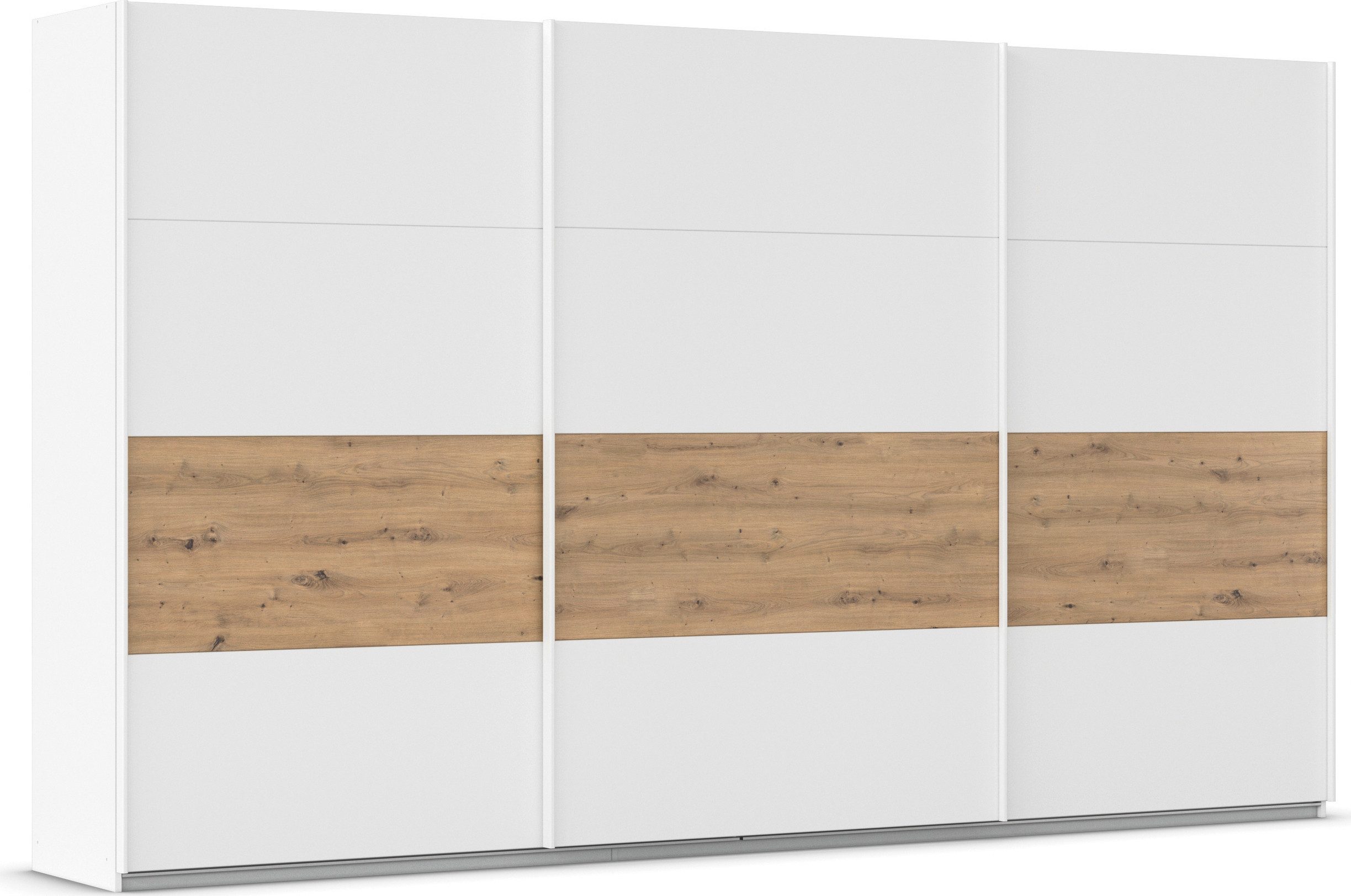 rauch Schuifdeurkast Kledingkast Kast Garderobe CORTONA inclusief indeling, 2 stoffen dozen en extra planken