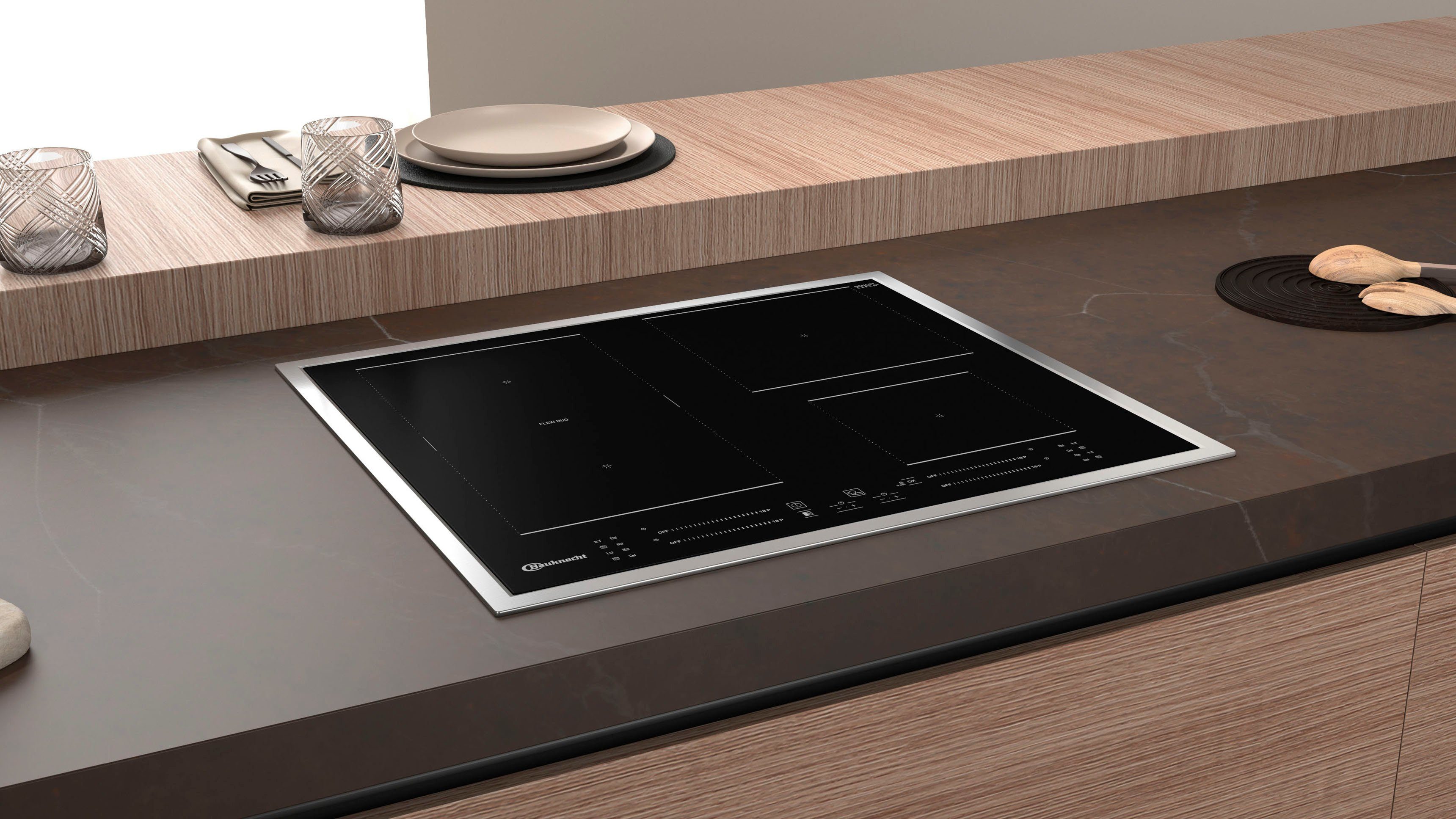 BAUKNECHT Inbouw ovenset BAKO 4 PF16 BLACK